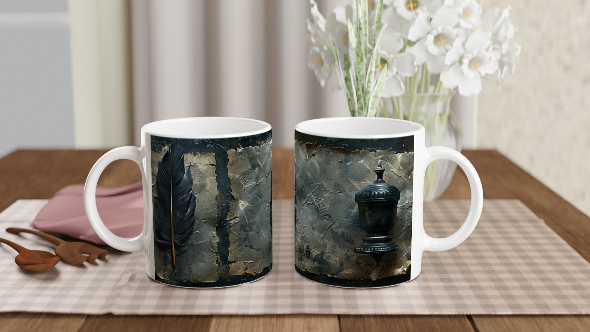 Mörk Romantik Keramikmugg - 11oz För Kaffe & Te i Flera Färger 10 1e63b927-f151-487e-be0f-2e2ba10d9a5e