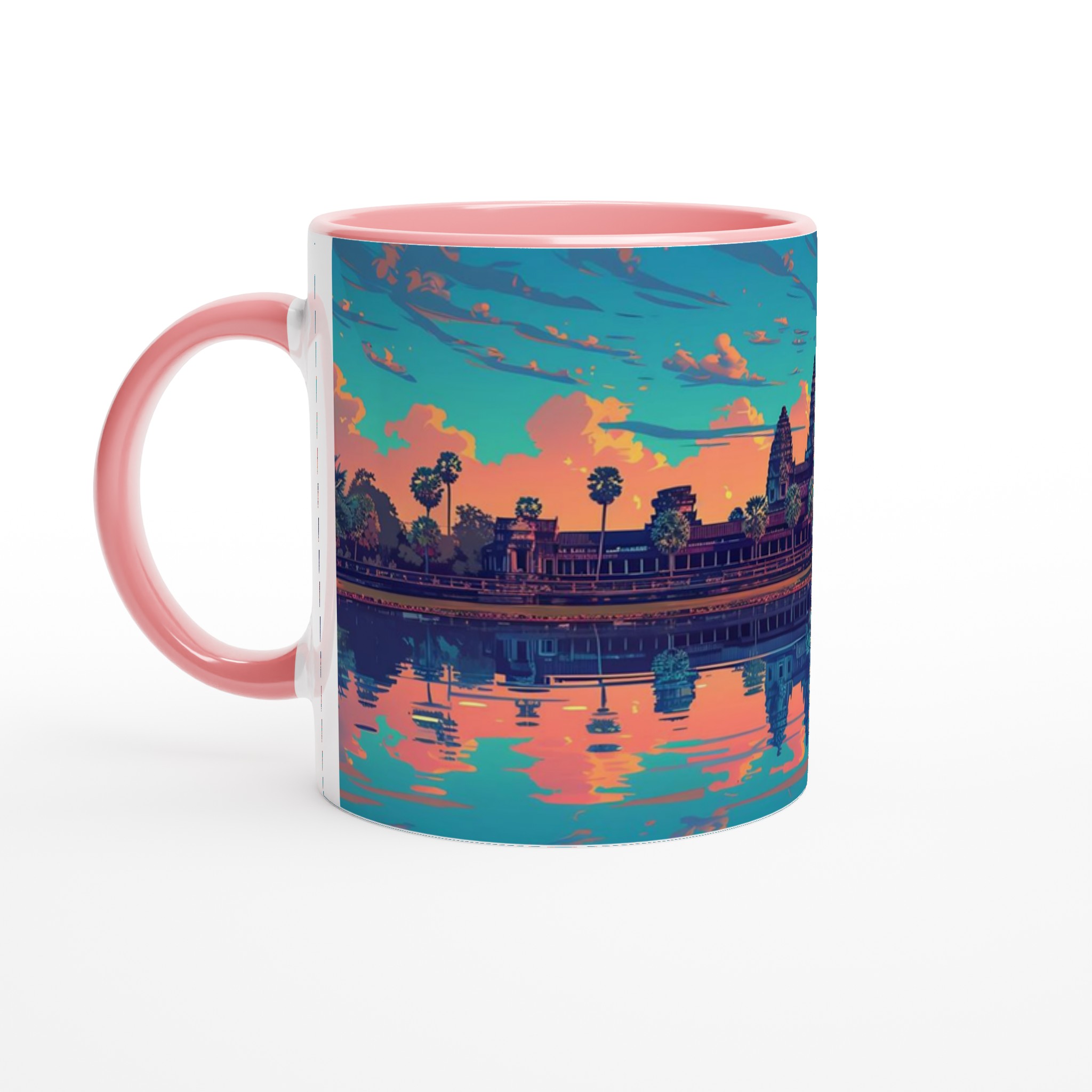 Angkor Wat Soluppgång Konstnärlig Mugg – Färgstark Keramikmugg 11oz 6 1e6658be-ec55-402e-aa10-0fa4d6a1f7ba