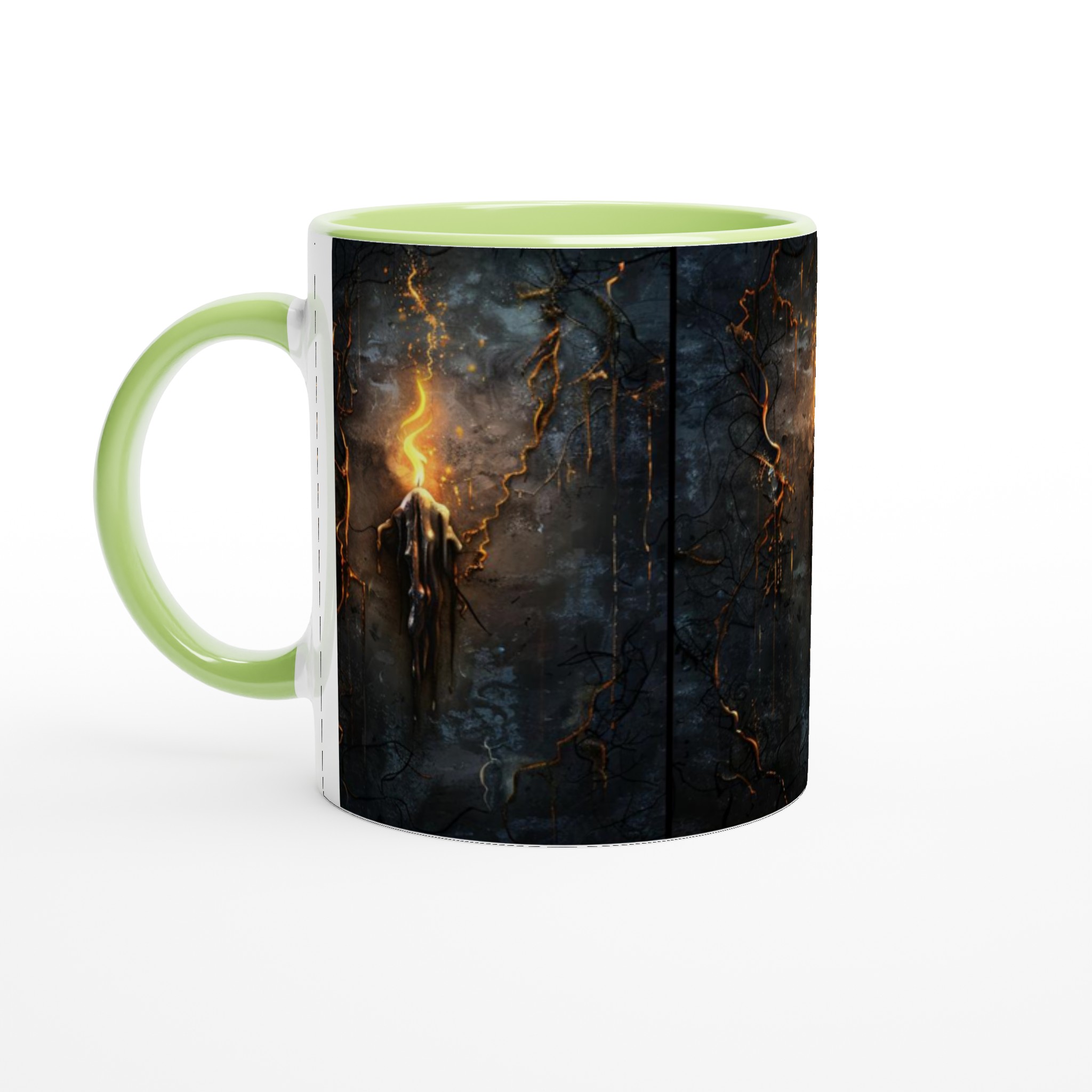 Mystisk Gryning 11oz Keramisk Mugg - Gotisk Eldkonst i 7 Valfria Färger 3 1eaee30c-d53f-4935-9e9a-7e0b7e5dce6e