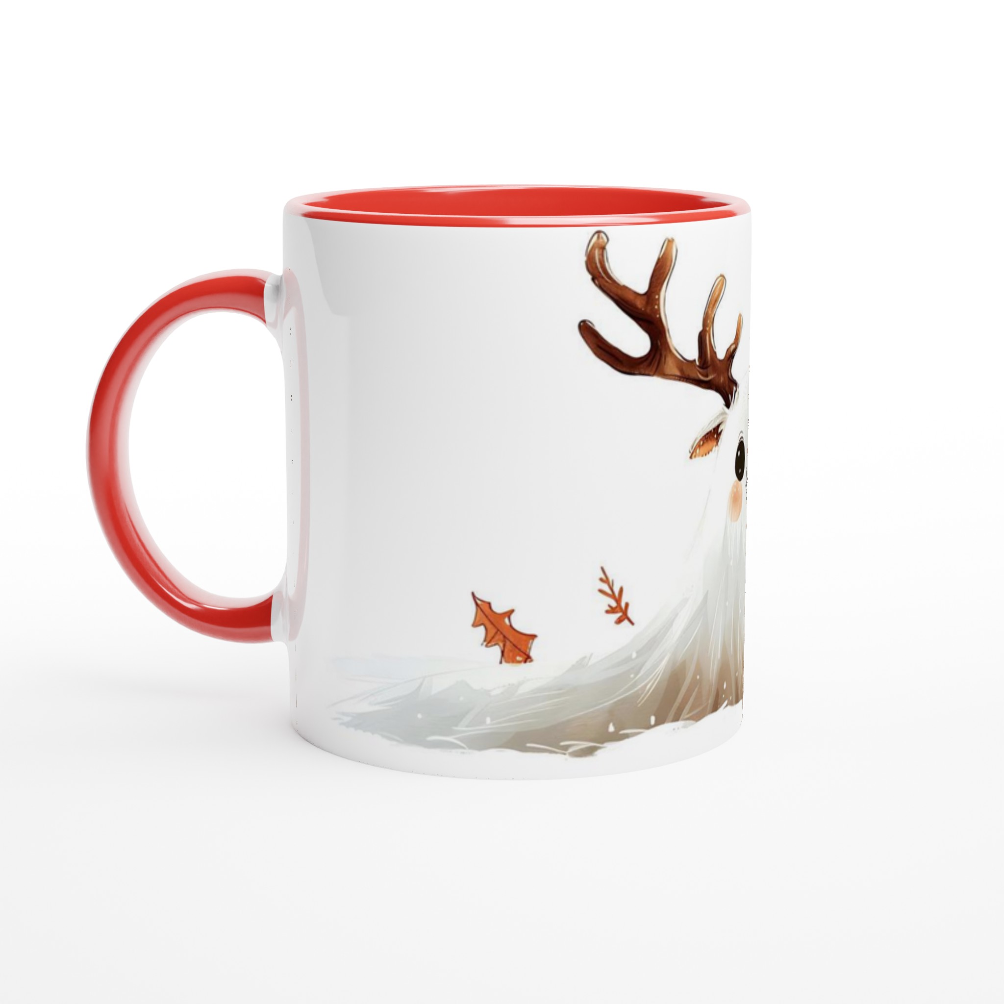 Söt Spöke-Rådjur 11oz Keramisk Mugg – Unik Design för Kaffe & Te i Flera Färger 2 1eb25063-0b66-4303-8e6b-3ea4aa504b94