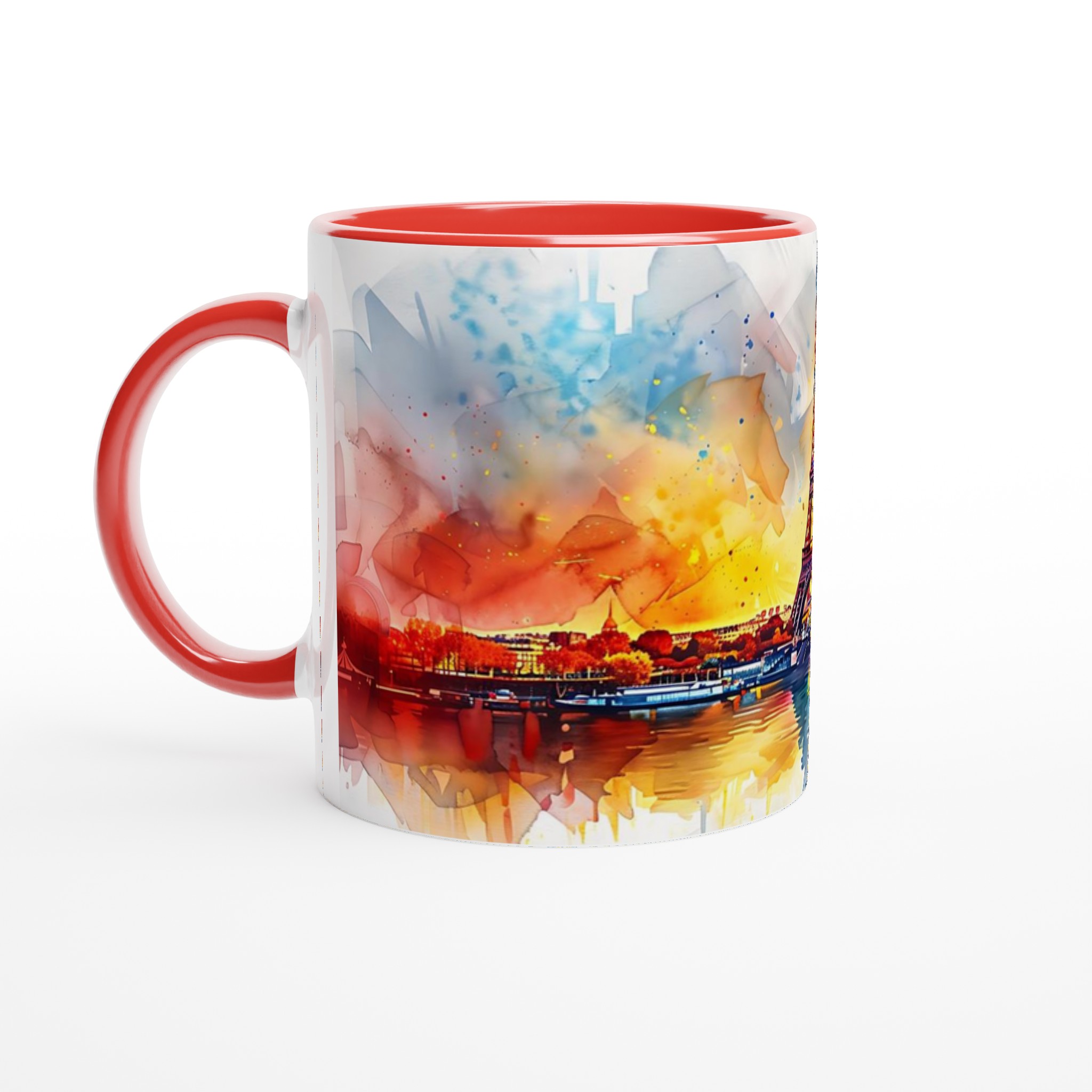 Eiffeltornets magi – Konstnärlig akvarellmugg, 11 oz 2 1ecb1ebb-f311-4065-a0e2-d75511842bdf
