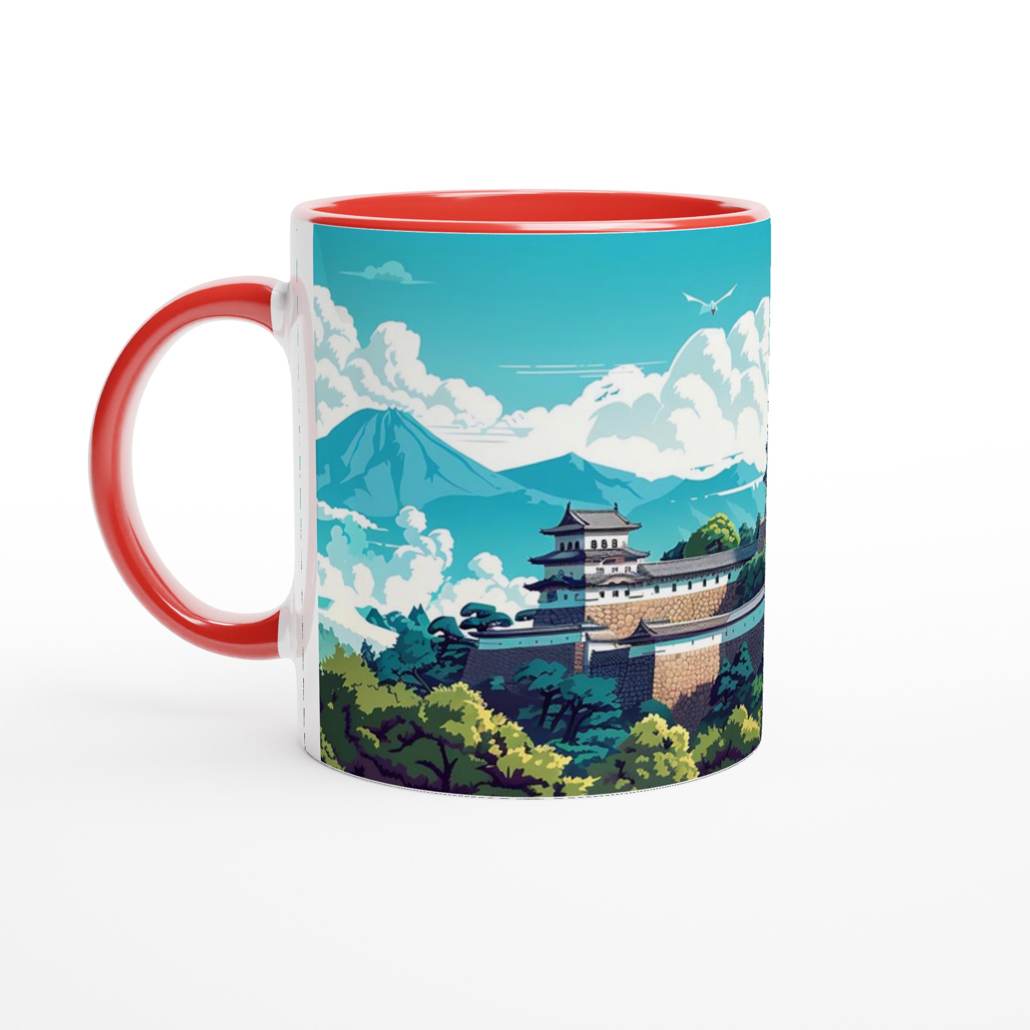 Japansk Zen-Mugg: Klassiska Slott & Berg – Välj Din Färg! 2 1ecfd84c-c935-4341-9c46-cf9d6e8c34a1