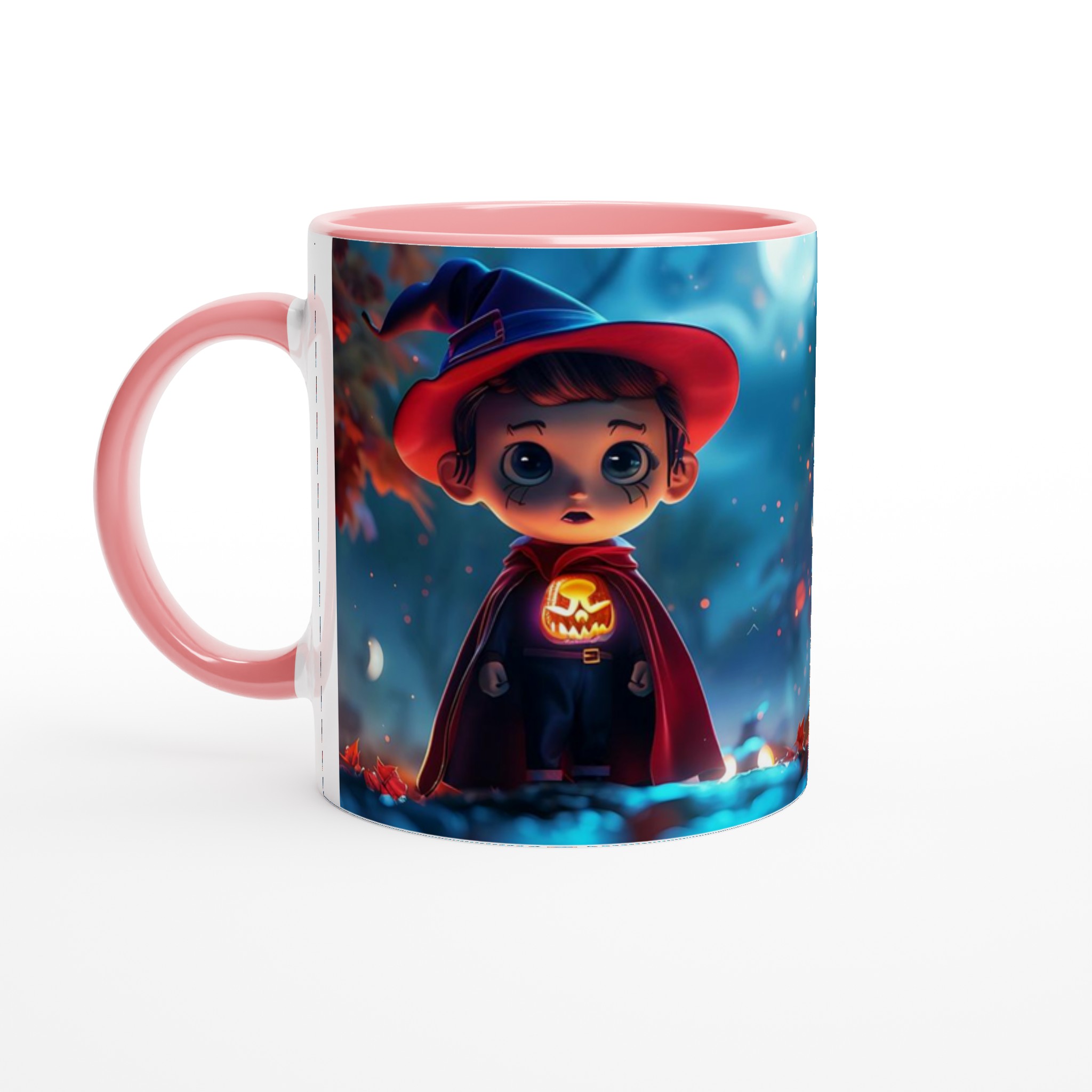 Magisk Halloween Mugg: Söt Häxpojke & Upplysta Pumpor – 11 oz Keramisk Mugg i Valfri Färg 6 1f2b22bf-0b6a-4a4b-95ee-8fb7ab0f1d30