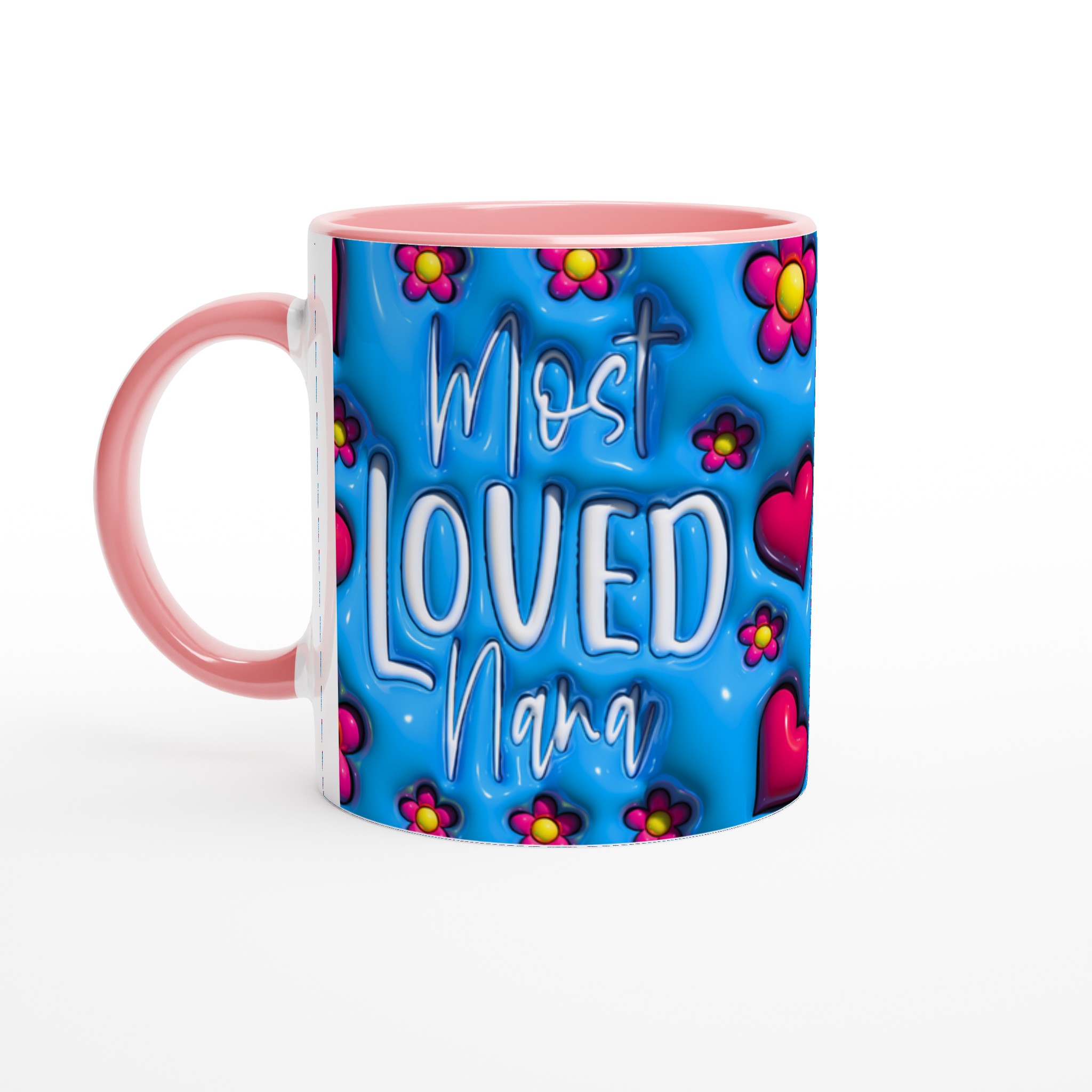 Kärleksfull "Most Loved Nana" Keramikmugg - Charmig Present i Valfri Färg 6 1fa7e1bf-aa37-45ce-a5b9-d72f799139a5