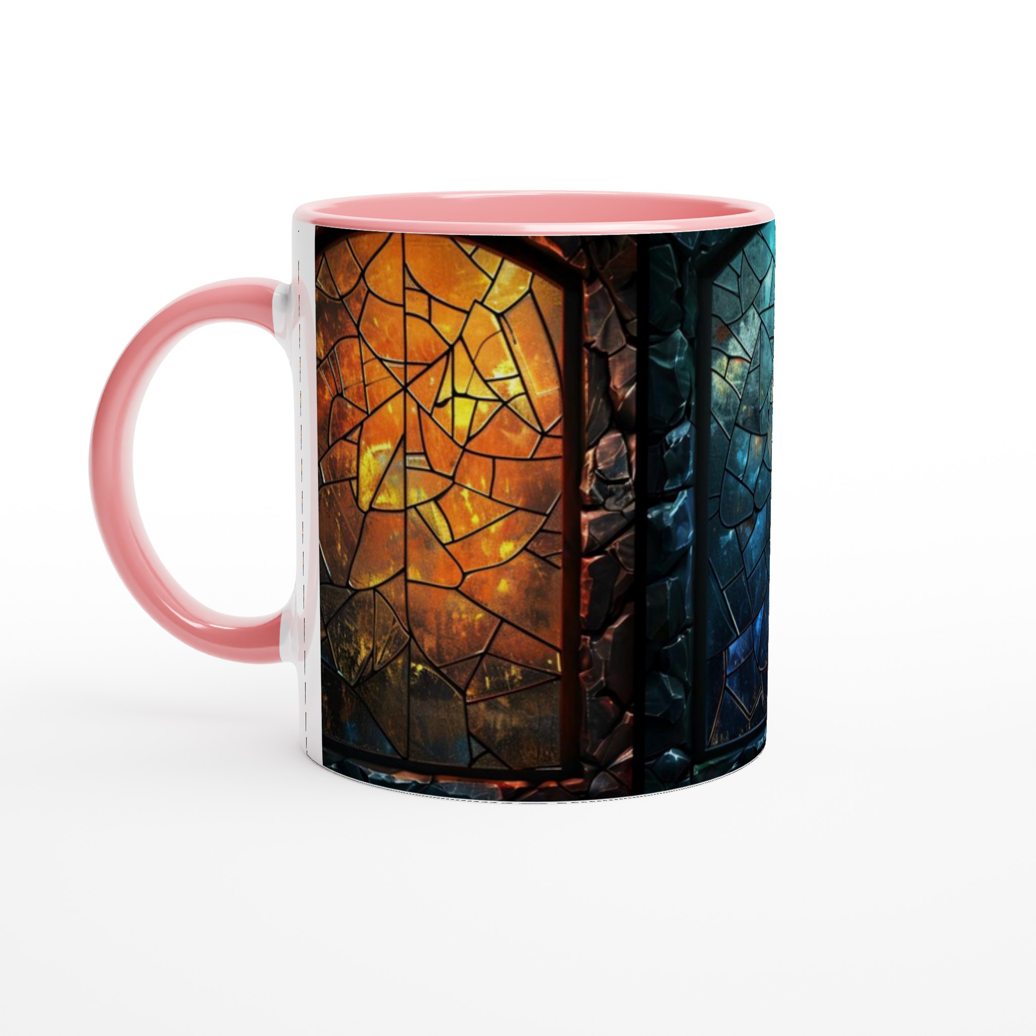 11oz Premium Keramisk Mugg med Väljbar Färgglad Glasdesign – Vit, Gul, Rosa och Fler 6 1fcfc38d-564f-43d0-adae-c4d5c80ee00e