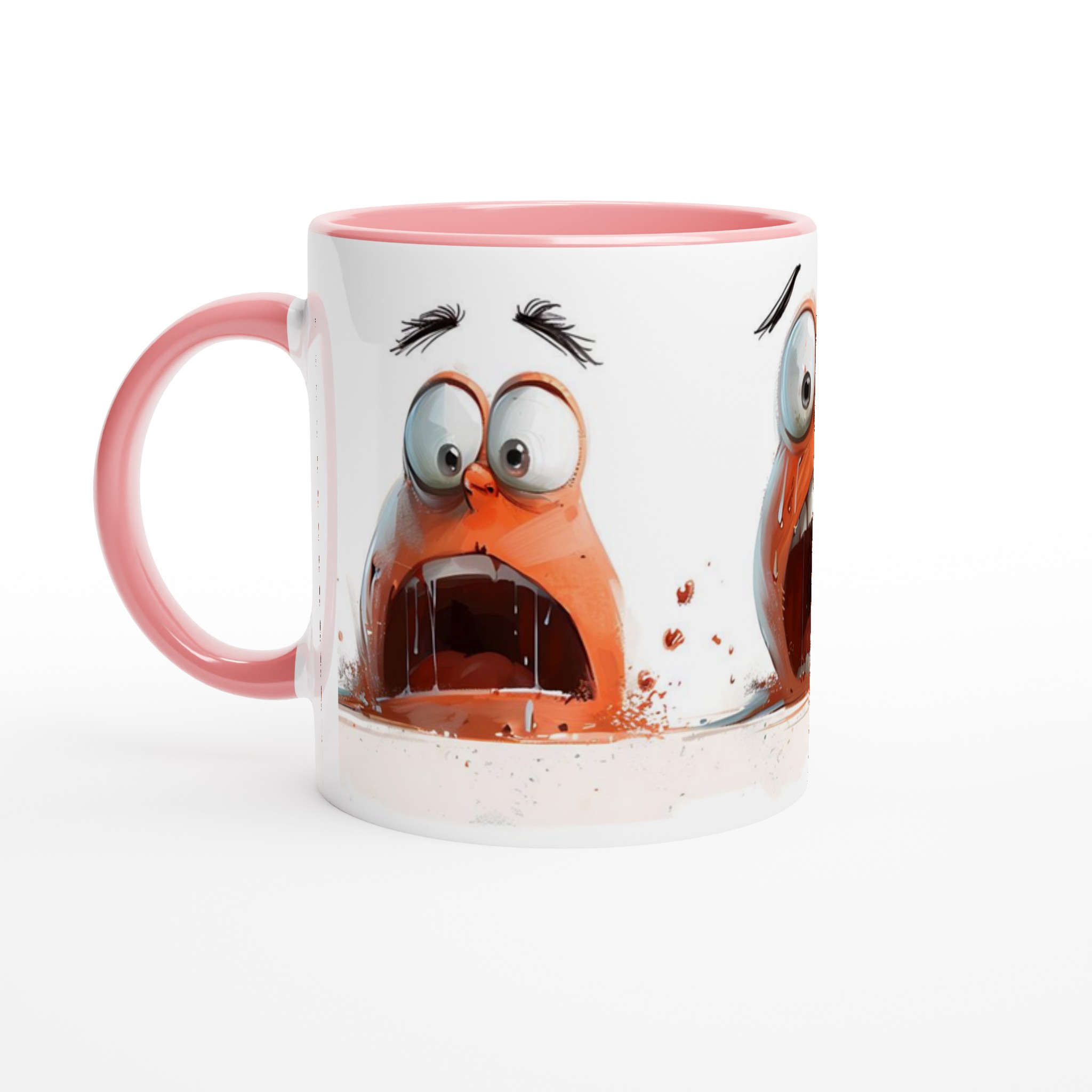 Humoristisk Chockmugg: Perfekt present med "Triple Scream"-design, tillgänglig i 7 livfulla keramikfärger 4 2020c4ee-d725-4118-afe3-3636aa53053c