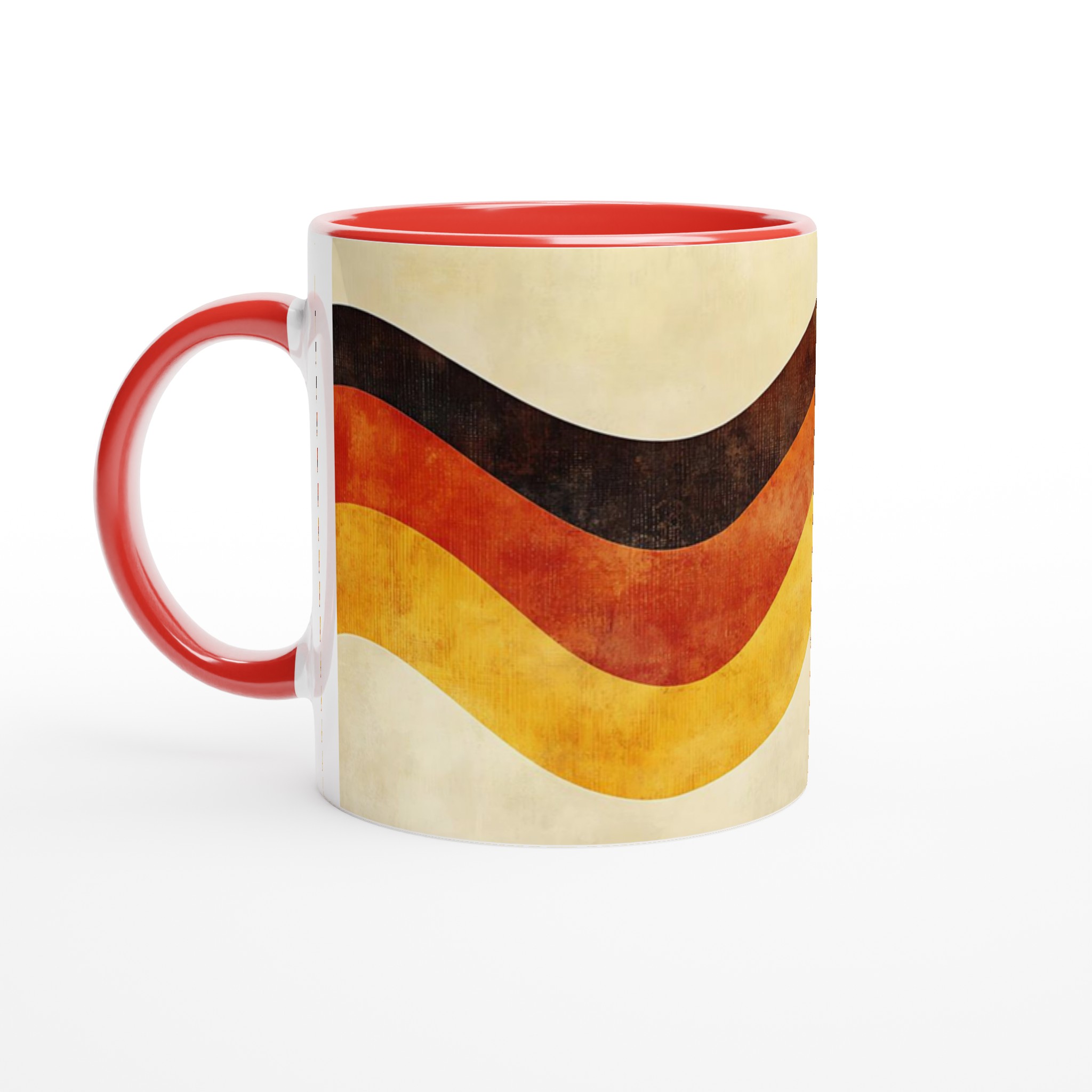 Retro Vågmugg – 11 oz Keramisk Kaffekopp med 70-talsinspirerad Design för Din Favoritdryck 5 2032a3d7-6cd6-4e57-8227-ede1437ad0ee