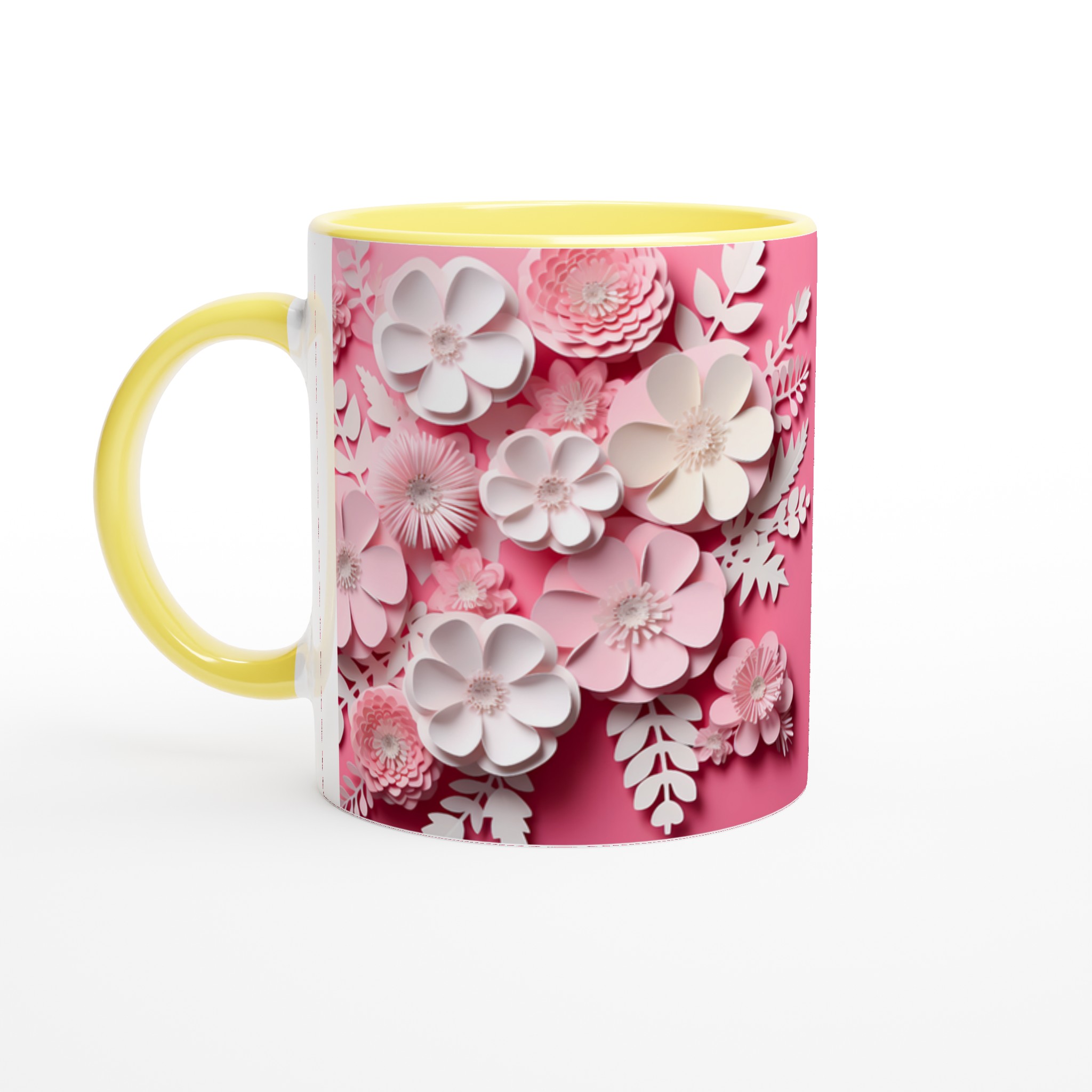 Pastellblomster Mugg - 11oz Keramikmugg i din Favoritfärg 5 205688a1-40c3-45a5-941b-7c78b629192b