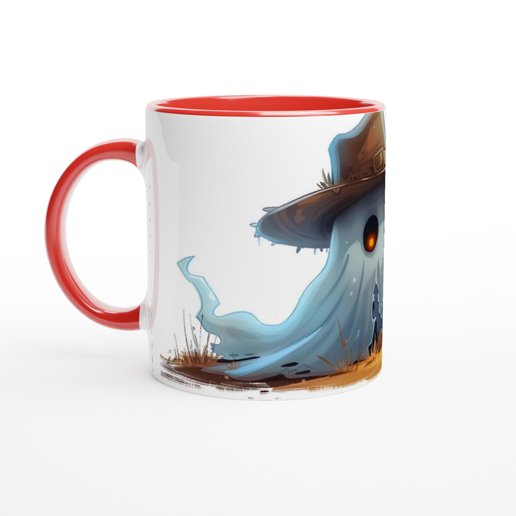 Spooky Western Ghost Mugg – 11oz Keramisk Mugg med Roligt Motiv i Valfri Färg 2 20703d83-ef3d-4f93-871c-c3d51d731f89