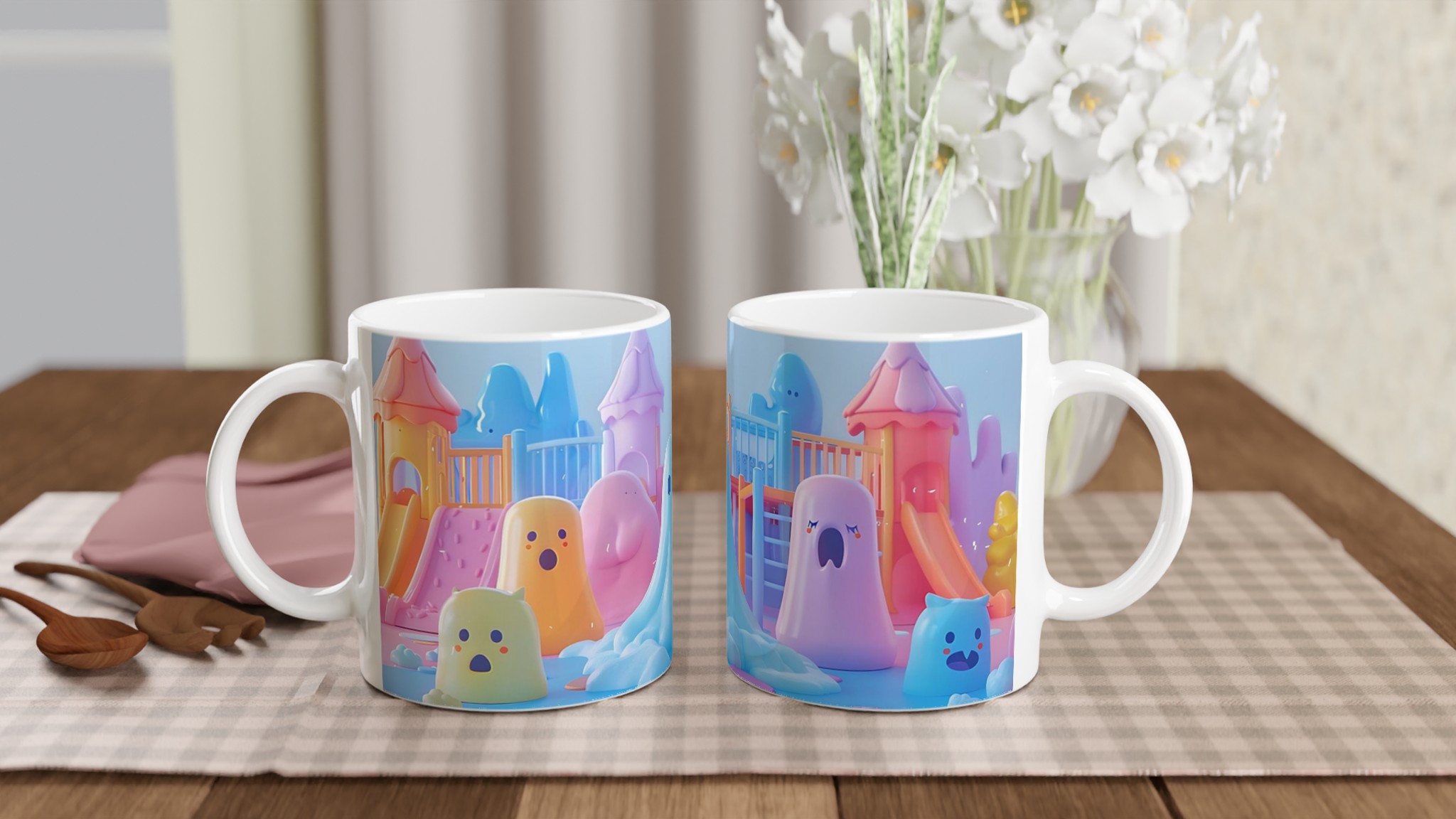Pastellfärgad Fantasimugg: 11 oz keramisk mugg för lekfulla drömmar, välj din favoritfärg! 10 2085762e-ca8b-4479-aec5-a774360dc867