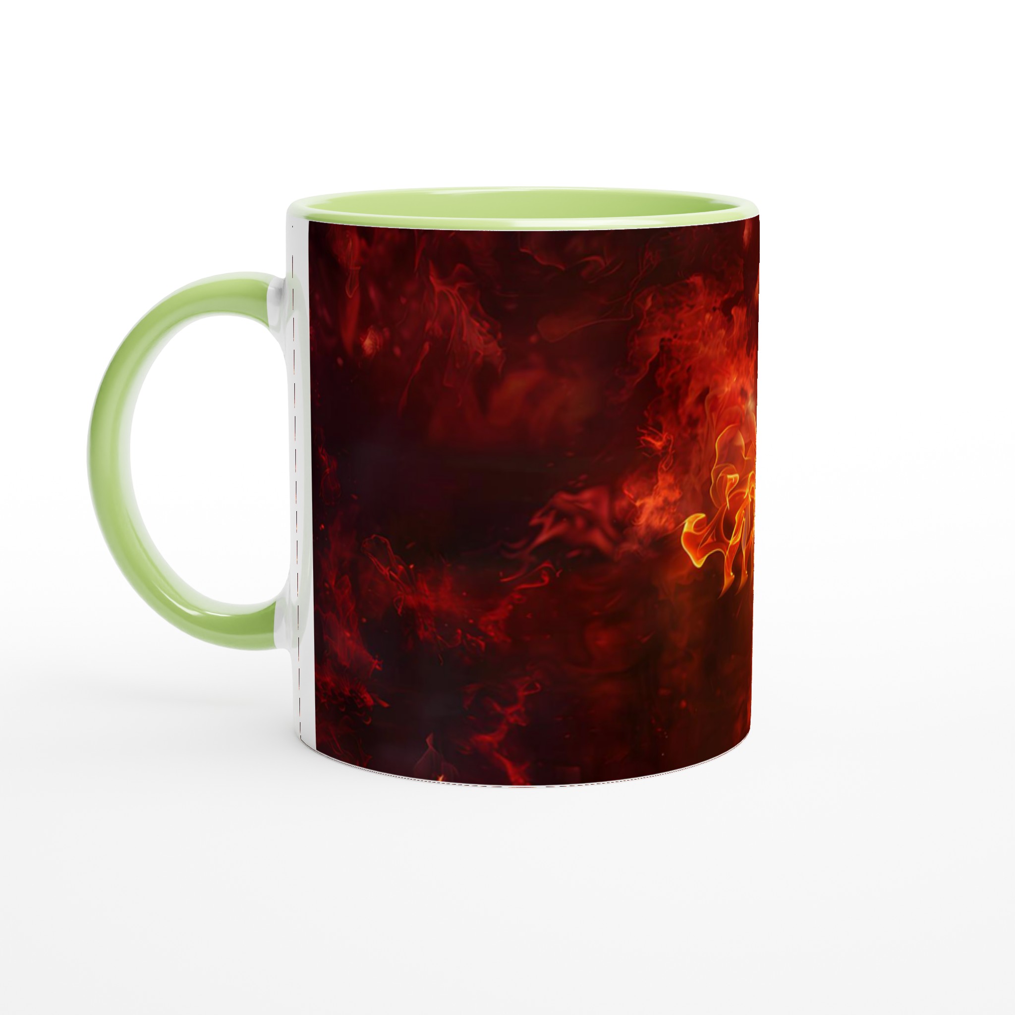 Fiery Basketball Keramikmugg - 11oz Flammande Design, Perfekt för Sportfans 3 20b55c5c-647e-4020-bcc4-f6a5f0bd4cee