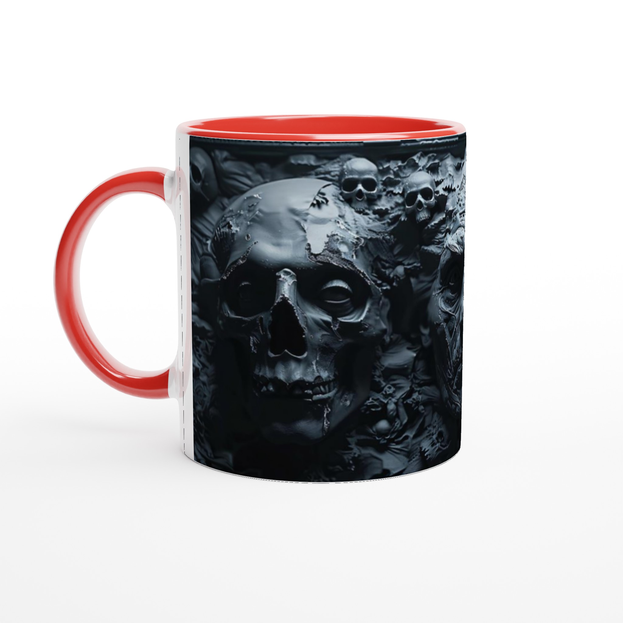 Mörk Elegans 11oz Keramisk Mugg - Gotisk Konst & Skallar i Din Valda Färg 2 20e62473-f8b3-4ac9-bd1b-2a55bbecc5c7