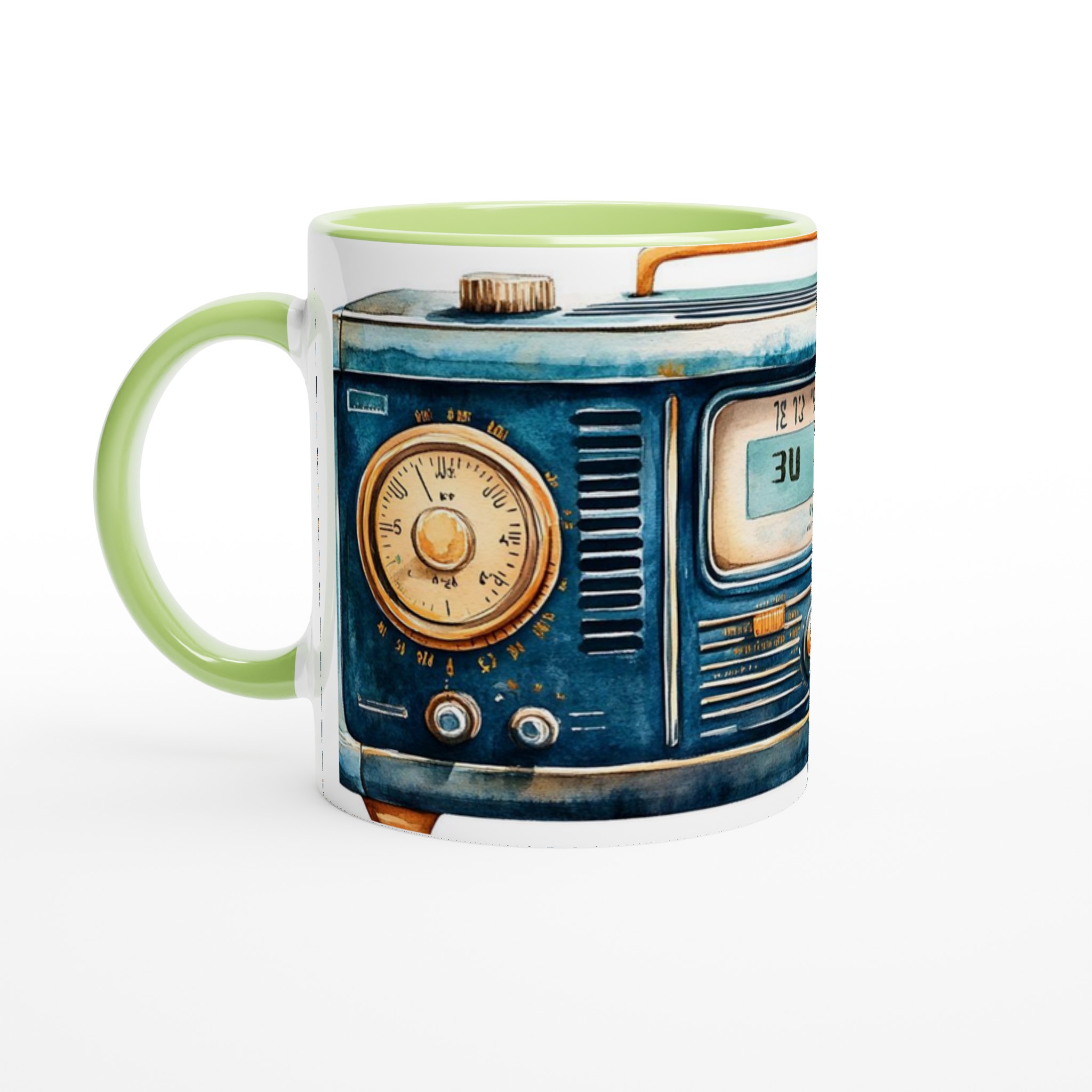 Retro Radiomugg – En Klick Nostalgi i Keramik för Kaffeälskaren, Välj bland 7 Färgstarka Nyanser 6 211298e8-08c5-4025-ad17-2e2e55b88b57