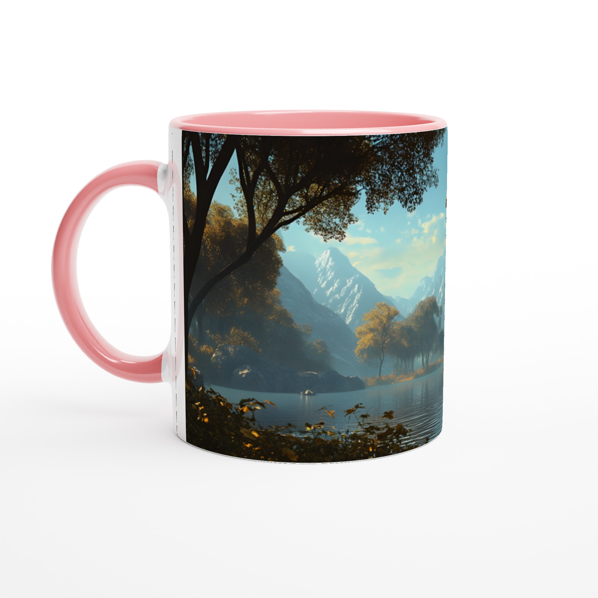 Majestätisk Giraff Vid Bergsjö – 11oz Keramisk Mugg i Valfri Färg 6 2122bb3a-9367-4398-af17-6d28e44ccde3