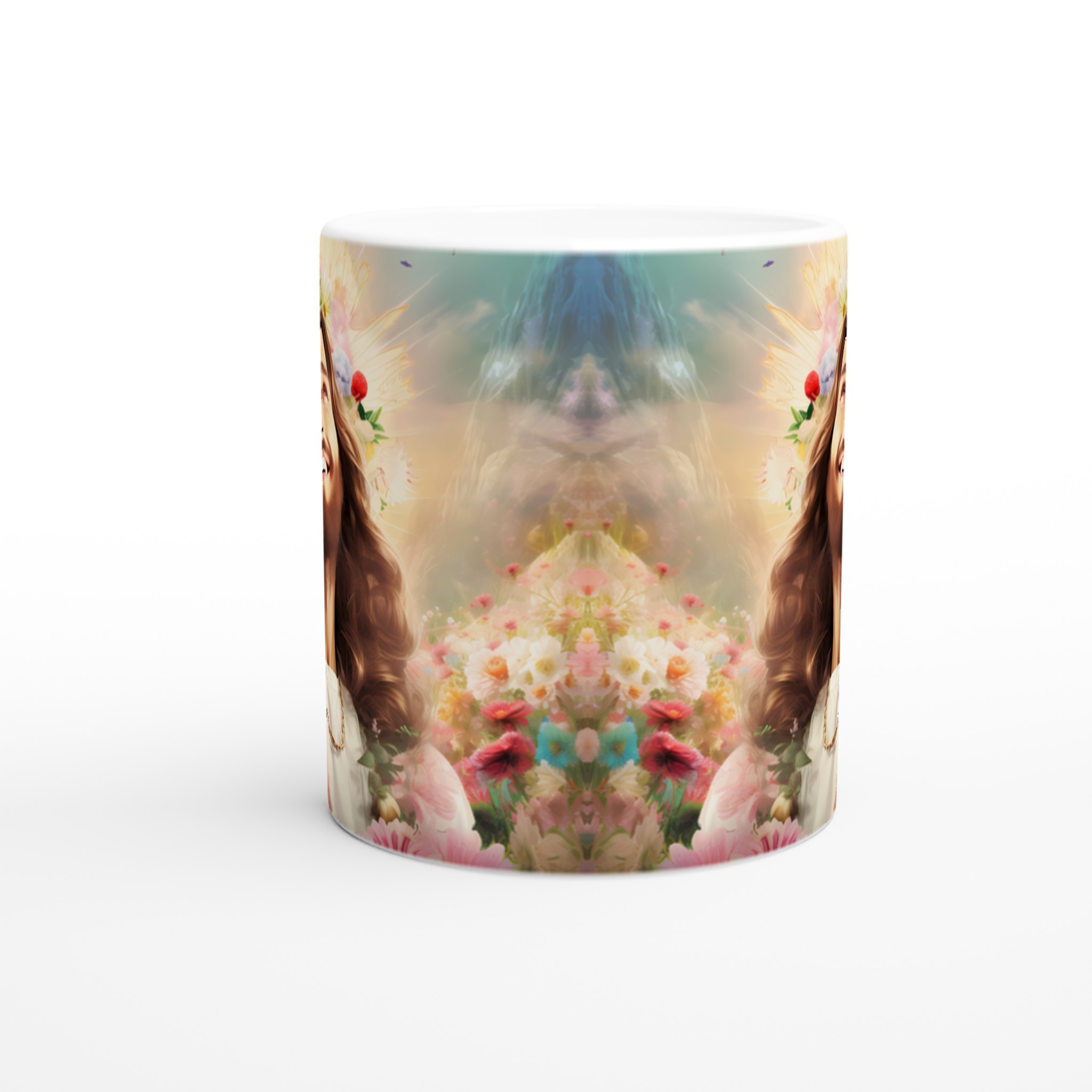 Jesus i Blomsterhav Keramikmugg - En hyllning till glädje & natur i din färgvalda 11oz-mugg 8 2145afef-b111-49f0-9766-335e05d9b74d