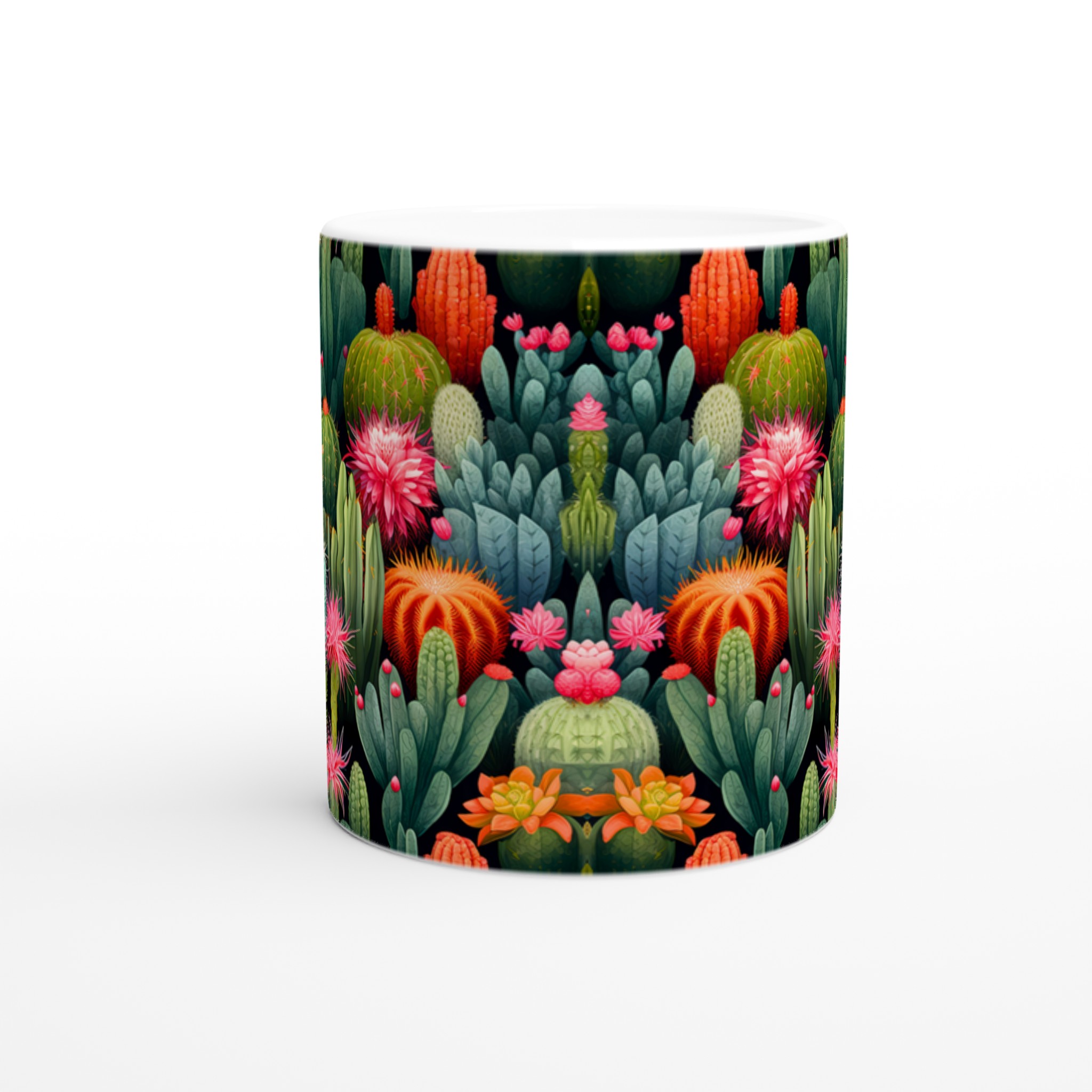 Kaktusblomster 11oz Keramisk Mugg – Färgglad Saftig Design, Välj din nyans! 8 215e5997-7334-40eb-be6f-9a6fe251d4f5