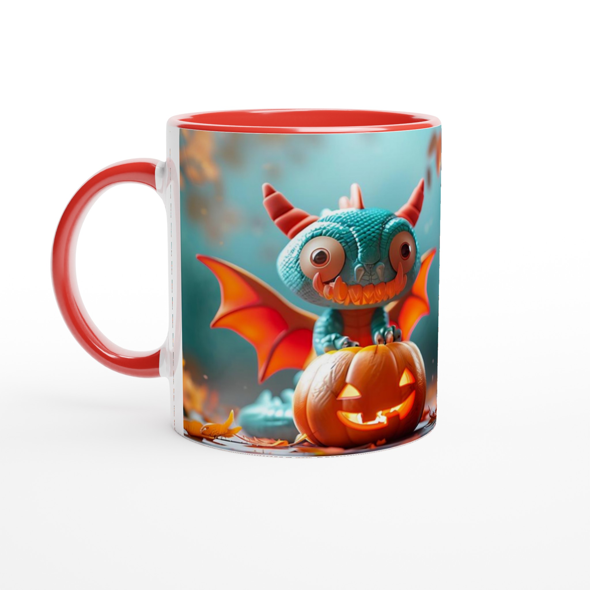 Söt Halloween Mugg med Drake & Pumpa – 11 oz Keramisk Mugg för Mysiga Höststunder 5 216c432f-4e56-4733-86e2-b9b9b0439c5a