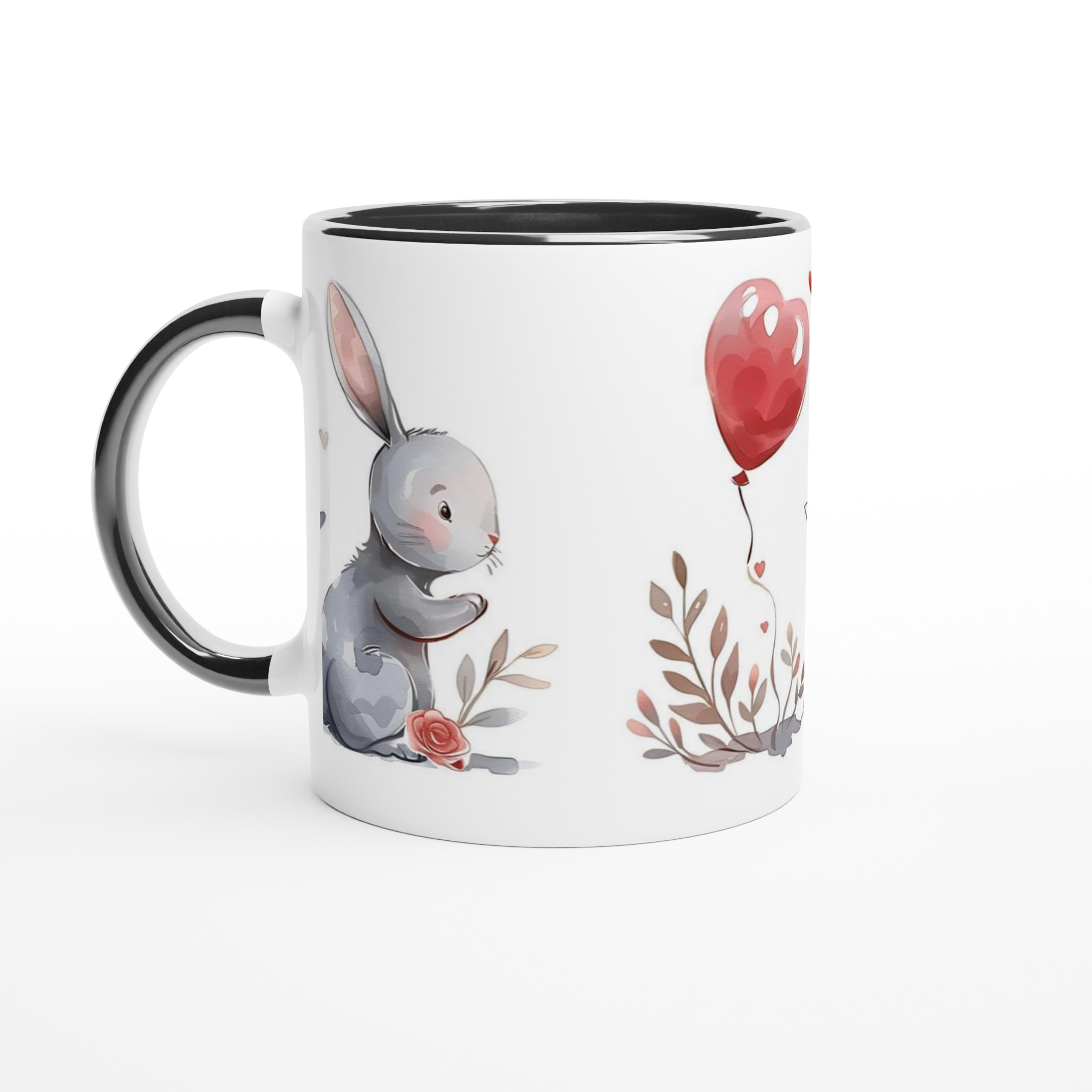 Söta kaniner akvarell 11oz keramikmugg – personlig present i valfri färg 7 21857522-ca0c-404d-b40b-2cd5e67322ff