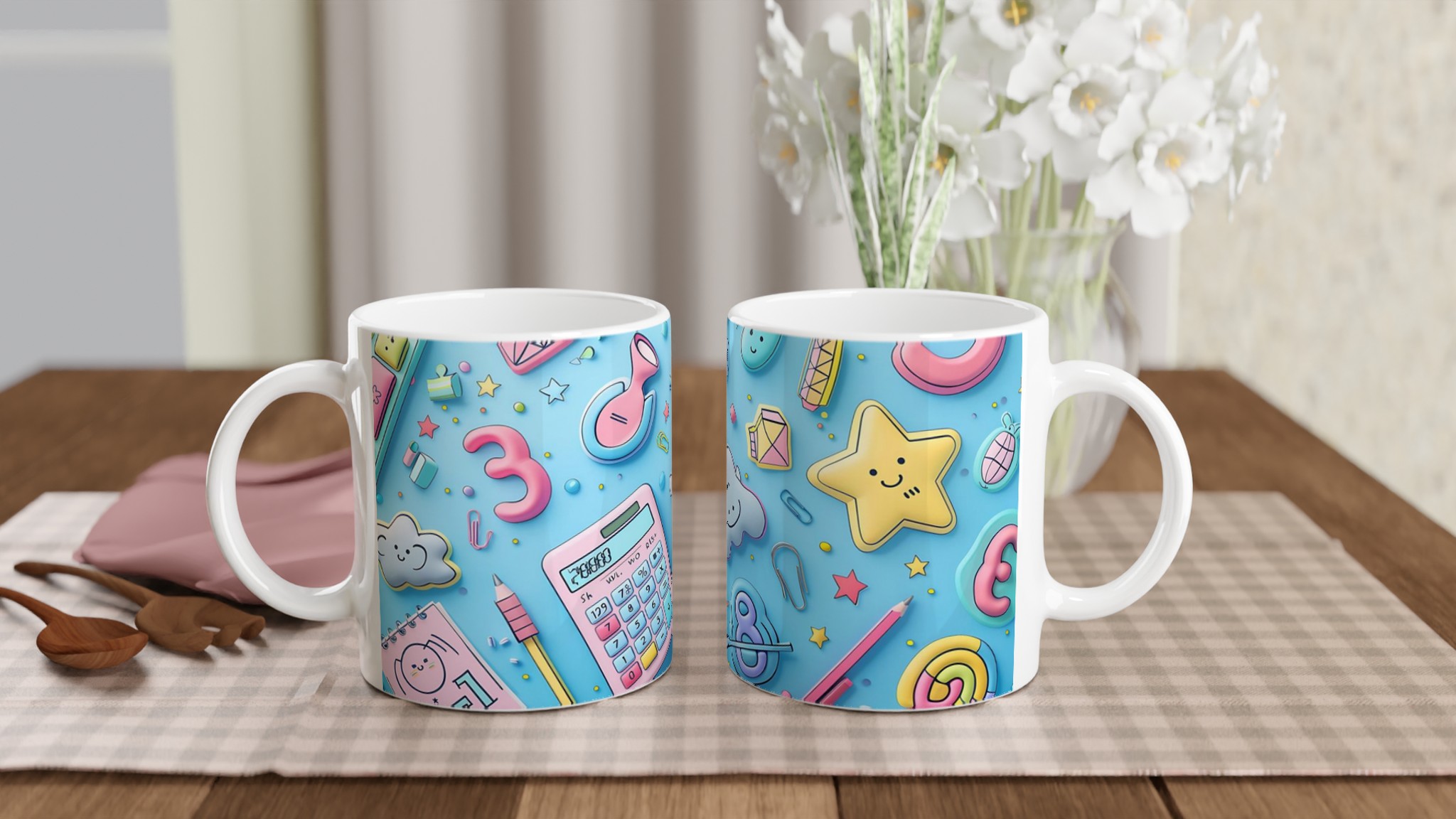 Pastell Poppin' Mugg: 11oz Keramisk Mugg för Glad Färg och Komfort 10 21a5d80f-565b-4765-8b49-3d2ba31d0736