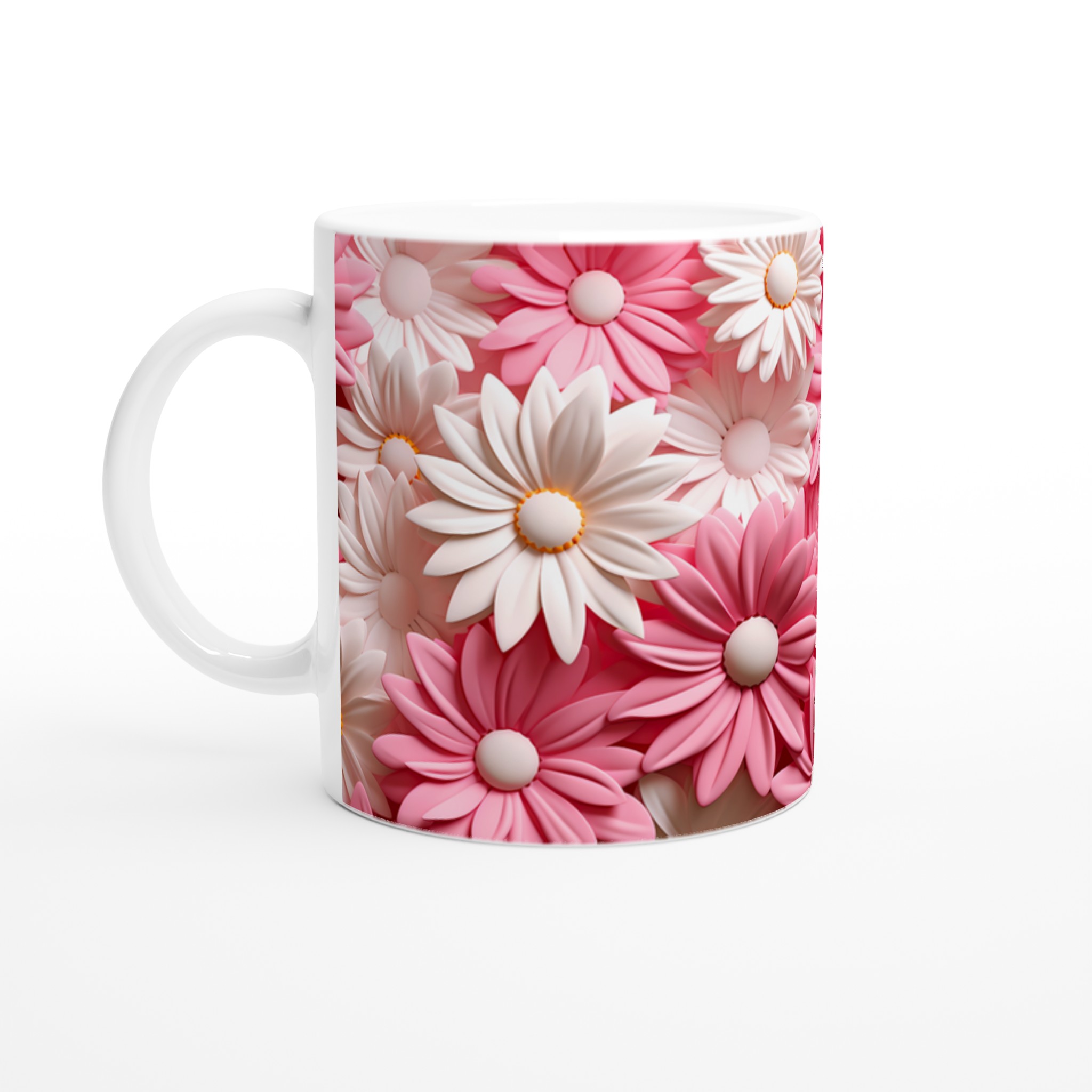 Blomstrande Daisy Kaffemugg – Charmig 11oz Keramikmugg i Romantiska Nyanser 1 21b9302c-0e7e-42ef-a32e-09557edff7f7