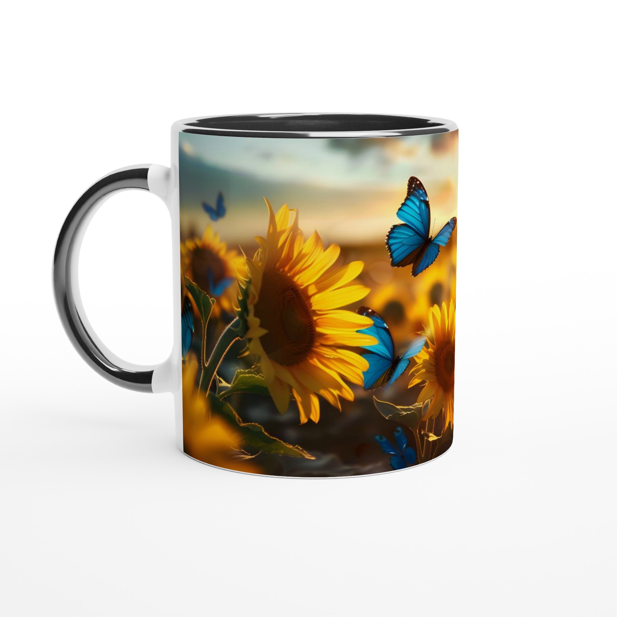 Solrosfältens Magiska Skönhet - 11oz Keramisk Mugg för Livfulla Stunder i Olika Färger 7 21c227eb-1d4d-4e79-b60f-3d2d48d47ed4