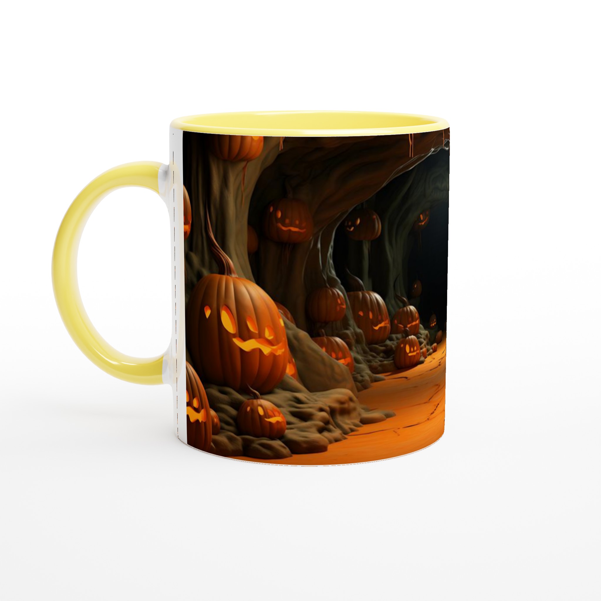Mystisk Halloweengrotta Keramisk Mugg - Välj Färg & Låt Spökerierna Börja! 5 21c36100-de82-4dfe-9aae-ad8c203de6cb
