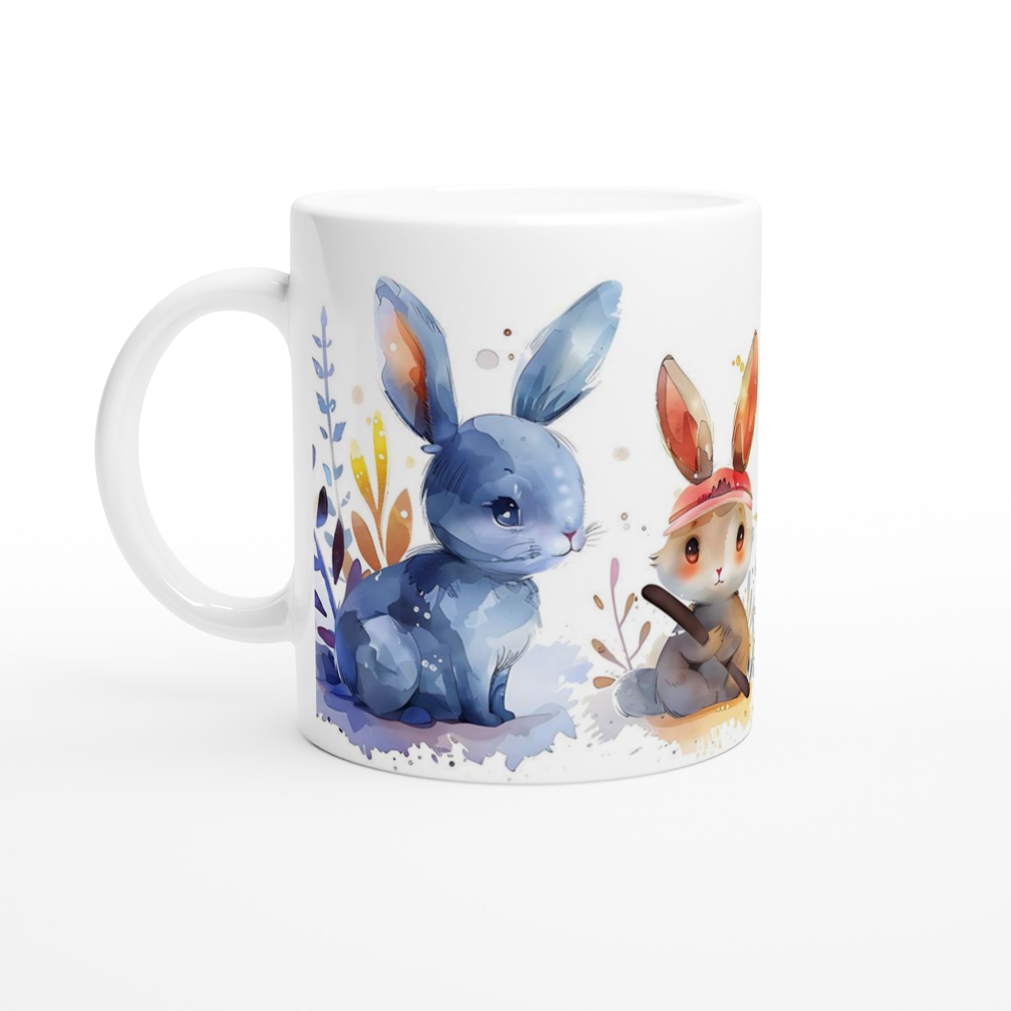 Söta Akvarellkaniner Mugg – 11oz Keramisk Kaffekopp i Flera Färger 1 21d83bc8-c320-4614-a4e0-a6d843658071