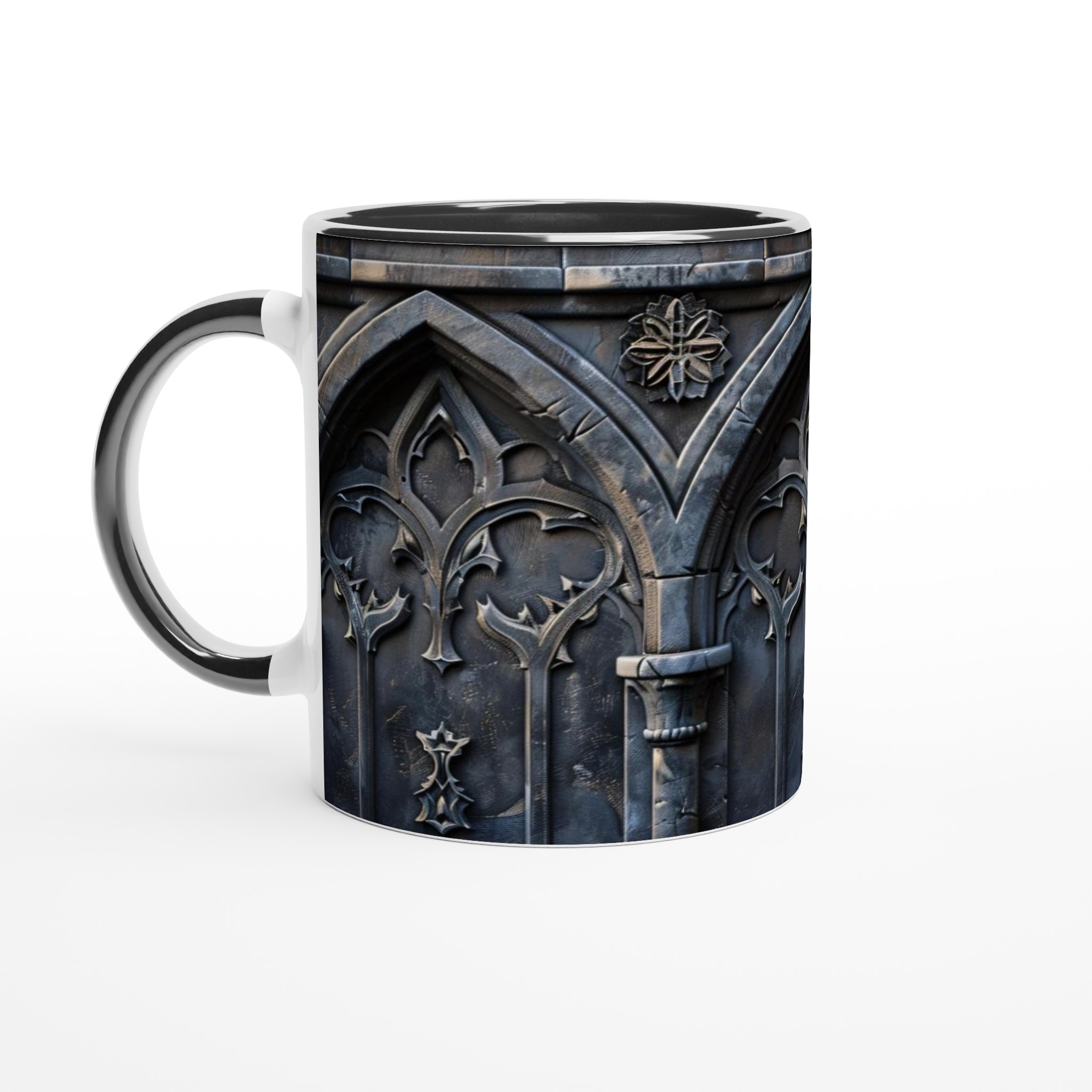 Gotisk Elegans: 11oz Keramisk Mugg med Ornamentik – Välj din Färg! 7 21e55004-d8d9-4618-a282-f6499268785d