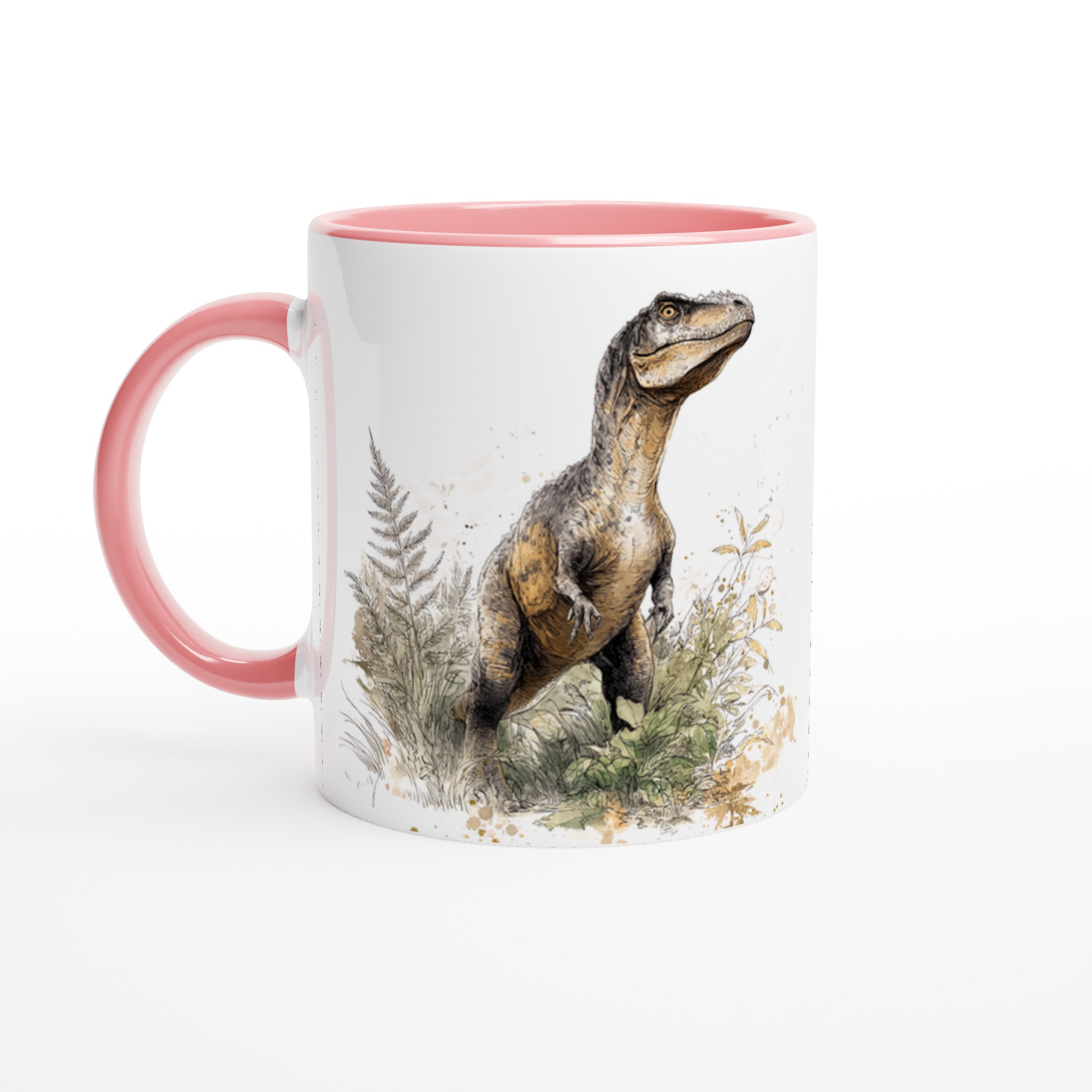 Dinosaurier i Vattenfärg 11oz Keramisk Mugg – Välj bland 7 Färgstarka Alternativ! 6 21e68d66-13ad-4119-9a8a-150ecd0161bb