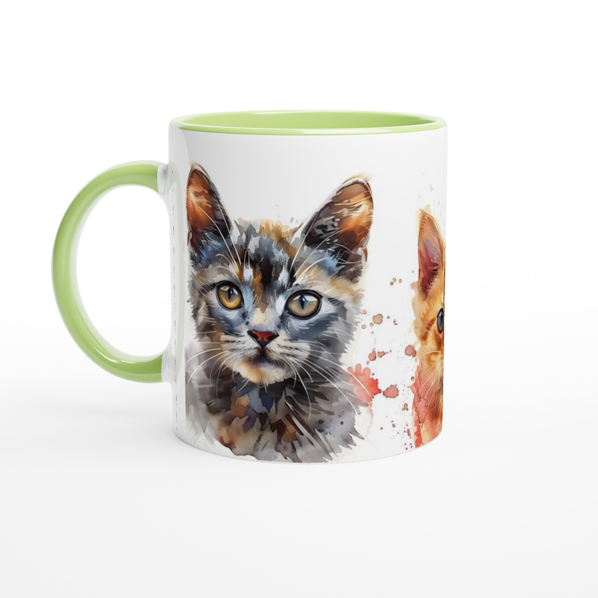 Kattungemugg i Akvarellstil – Personlig Keramikmugg, 11 oz, i Valfri Färg – Perfekt Present för Kattälskare 3 2329c60a-98b9-4dfa-8c0d-3188d431dac5