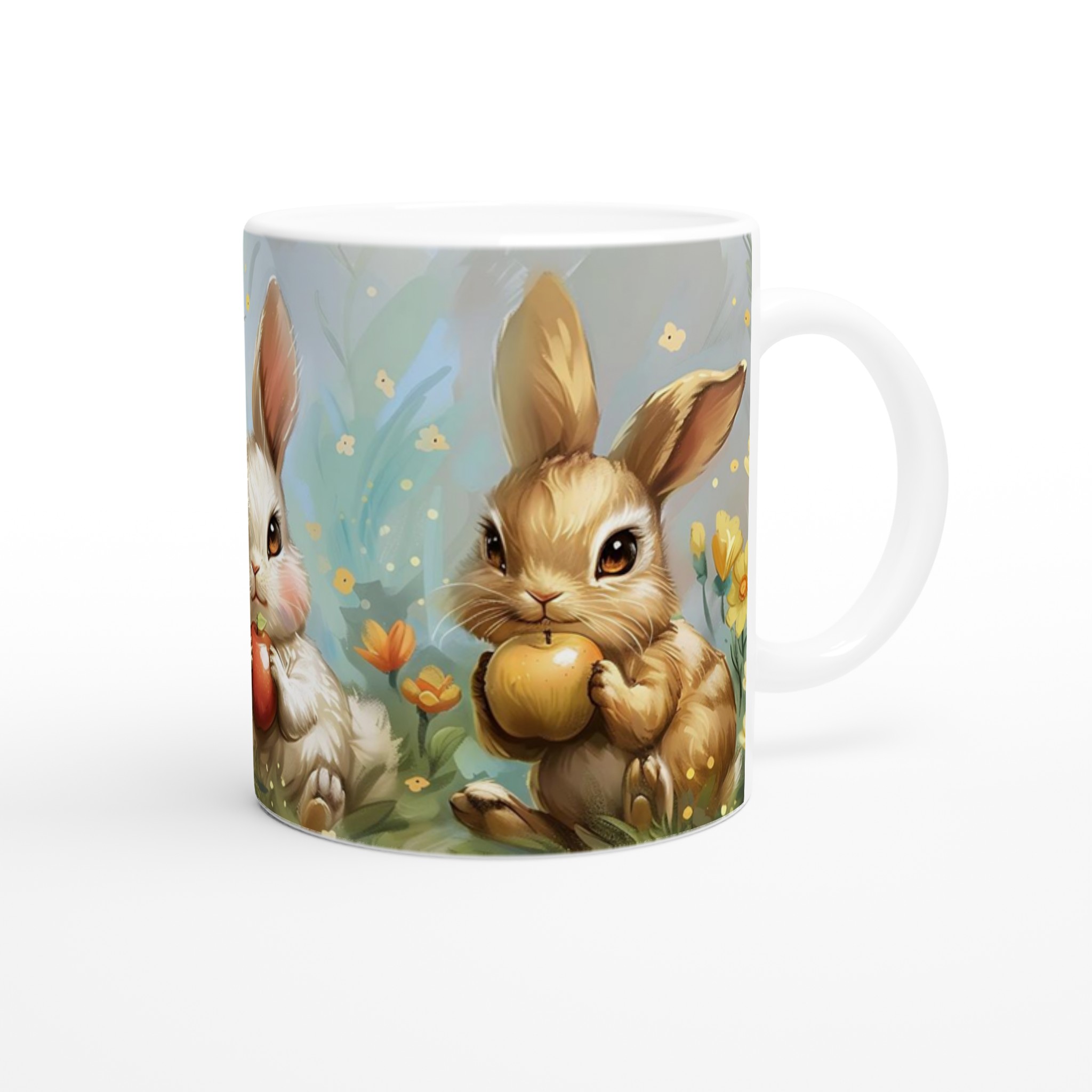 Söta Påskkaniner 11oz Keramisk Mugg – Lekfull Design i Valfri Färg! 9 2337366c-9d9a-4c1a-8536-f8100a3ac9d6