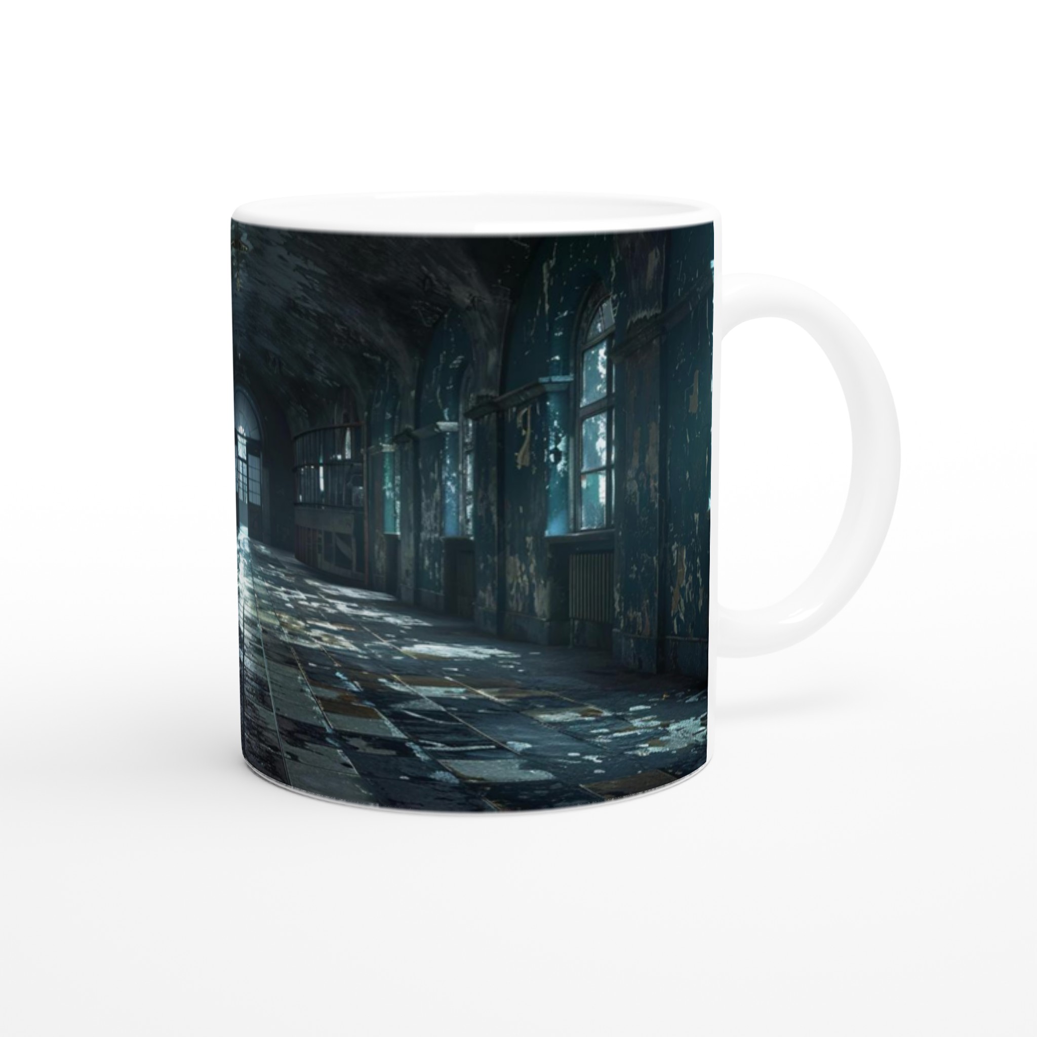 Vit 11oz keramisk mugg med tidlös elegans och valfri färgpalett 9 234168a7-2e09-4ffa-b3b3-415eb8719b62