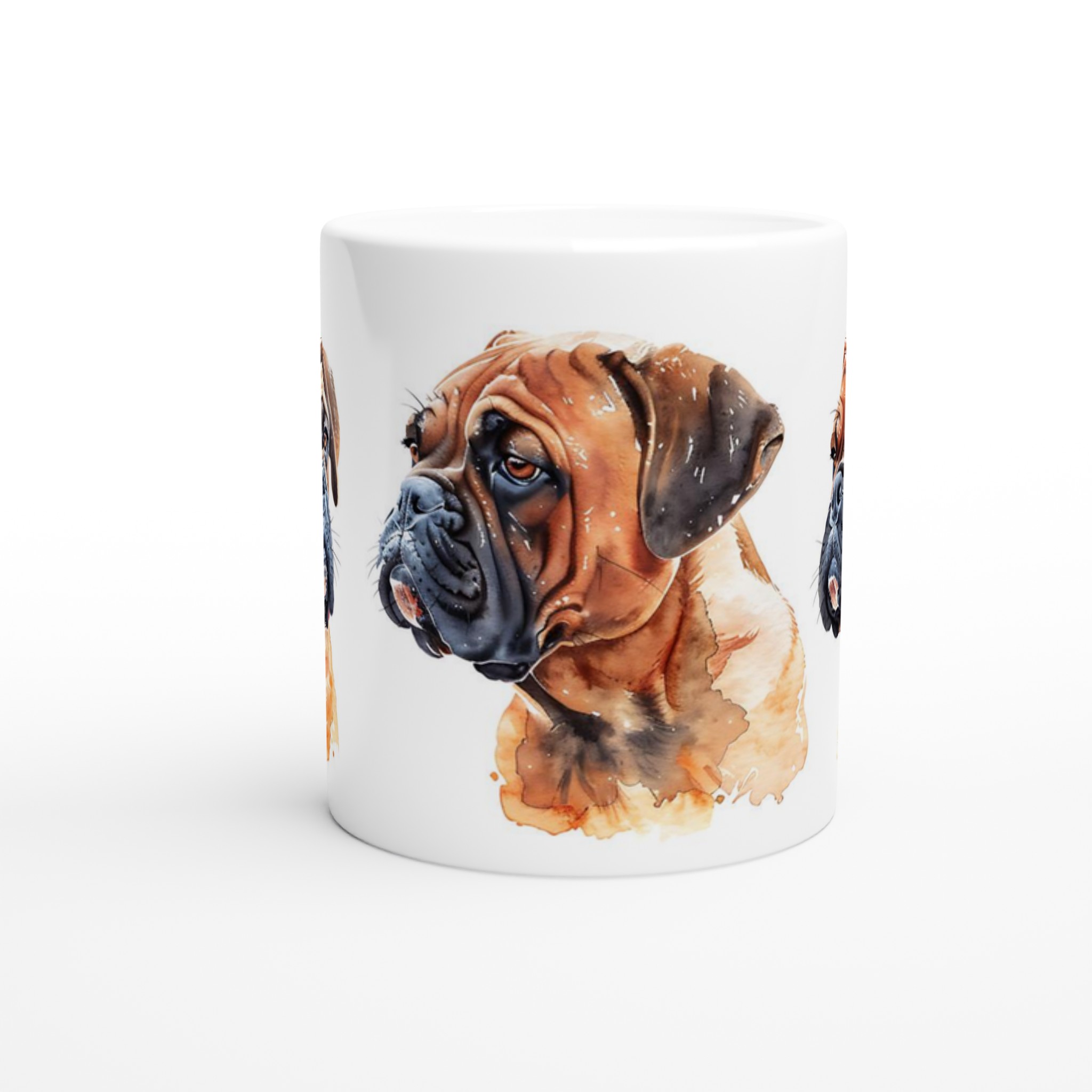 Boxerhund Akvarellmugg – Konstnärlig Kaffestund med din Favoritras, Välj din Färg 8 2353366a-6df8-4a9c-b44b-1f6187f87024