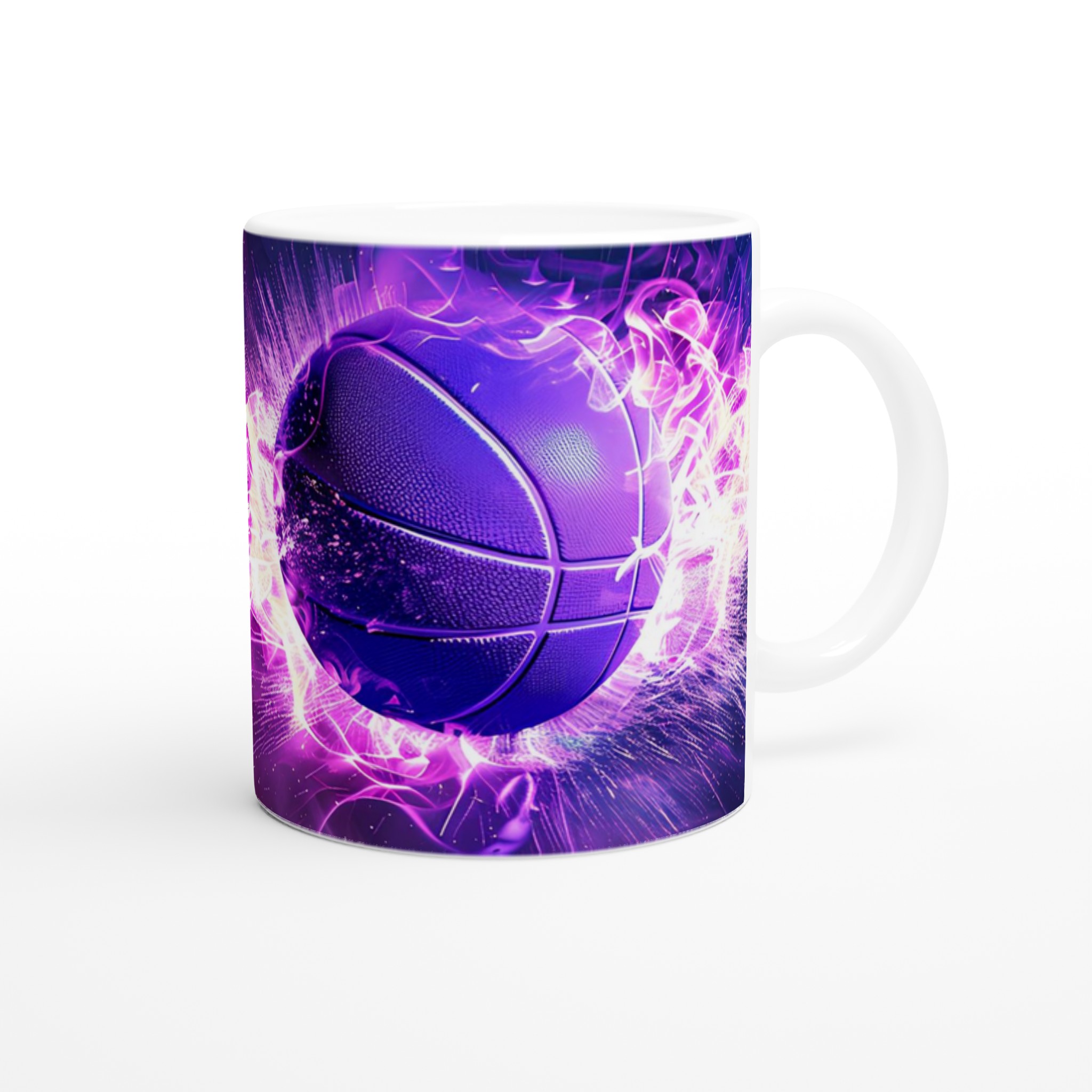 Kosmisk Basketmugg – 11oz Keramikmugg med Elektrifierande Lila Design – Välj din Favoritfärg! 9 2372f1f2-7b5a-4b16-8ff5-68931e2e4f37