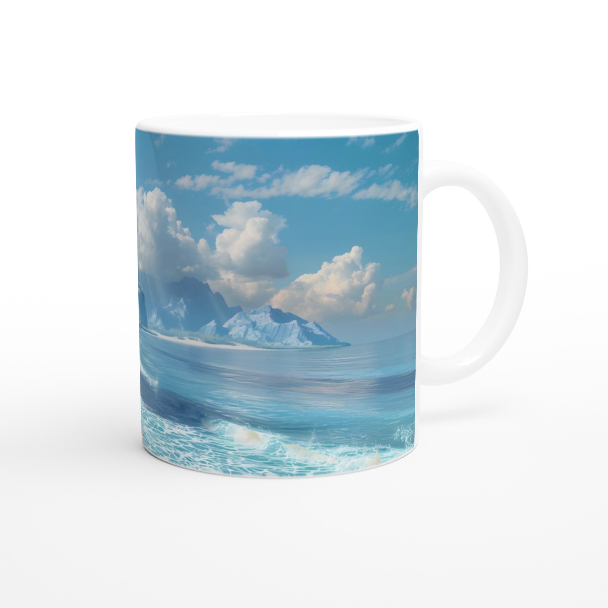 Tropisk Drömstrand 11oz Keramikmugg – Välj bland 7 Livfulla Färger 9 237d35db-6c4d-49d3-ae1d-1cc24cc3ff8f