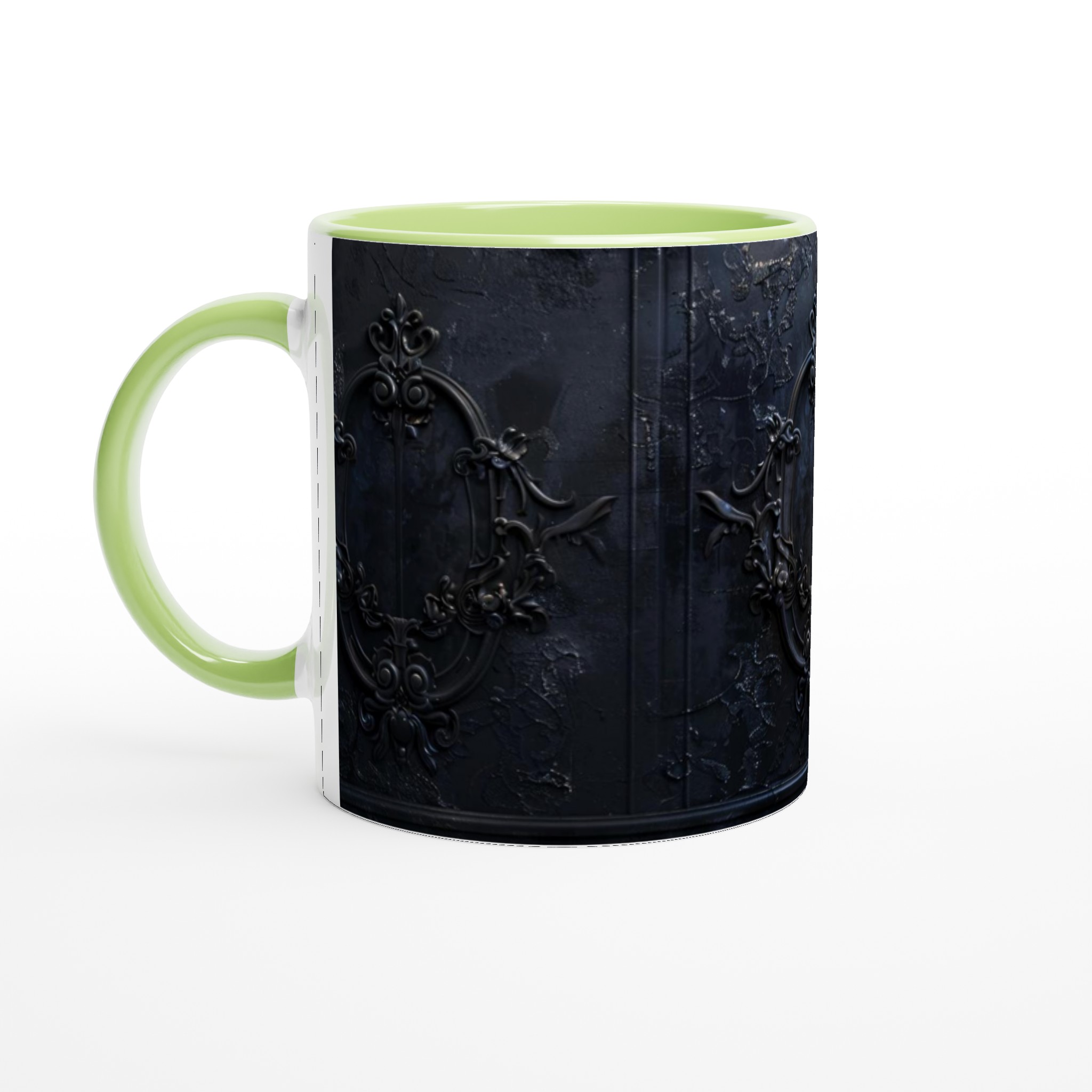 Barock Inramad Svart 11oz Keramikmugg - Skapa din drömdesign i en färg som sticker ut! 3 23abaa47-d710-48ef-ae94-0655a2f6eba7