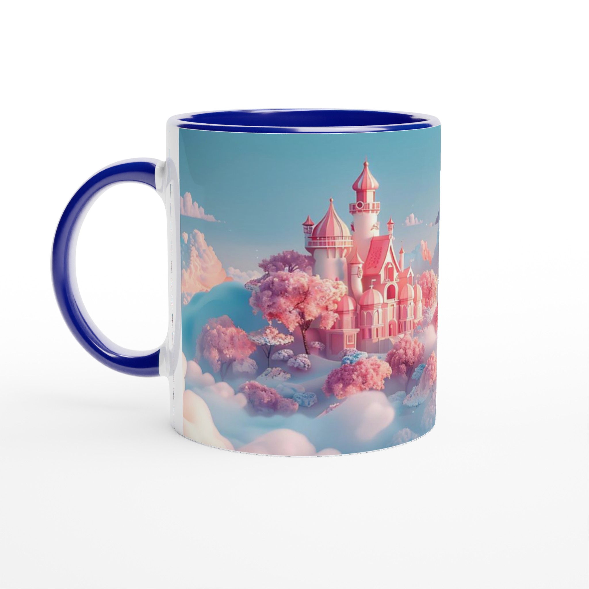 Drömlik Rosa Slott Mugg – 11 oz Keramisk Kaffekopp i Lekfull Pastell 4 23b2ed6a-ea14-4ee1-ae6c-1306da5ec65b