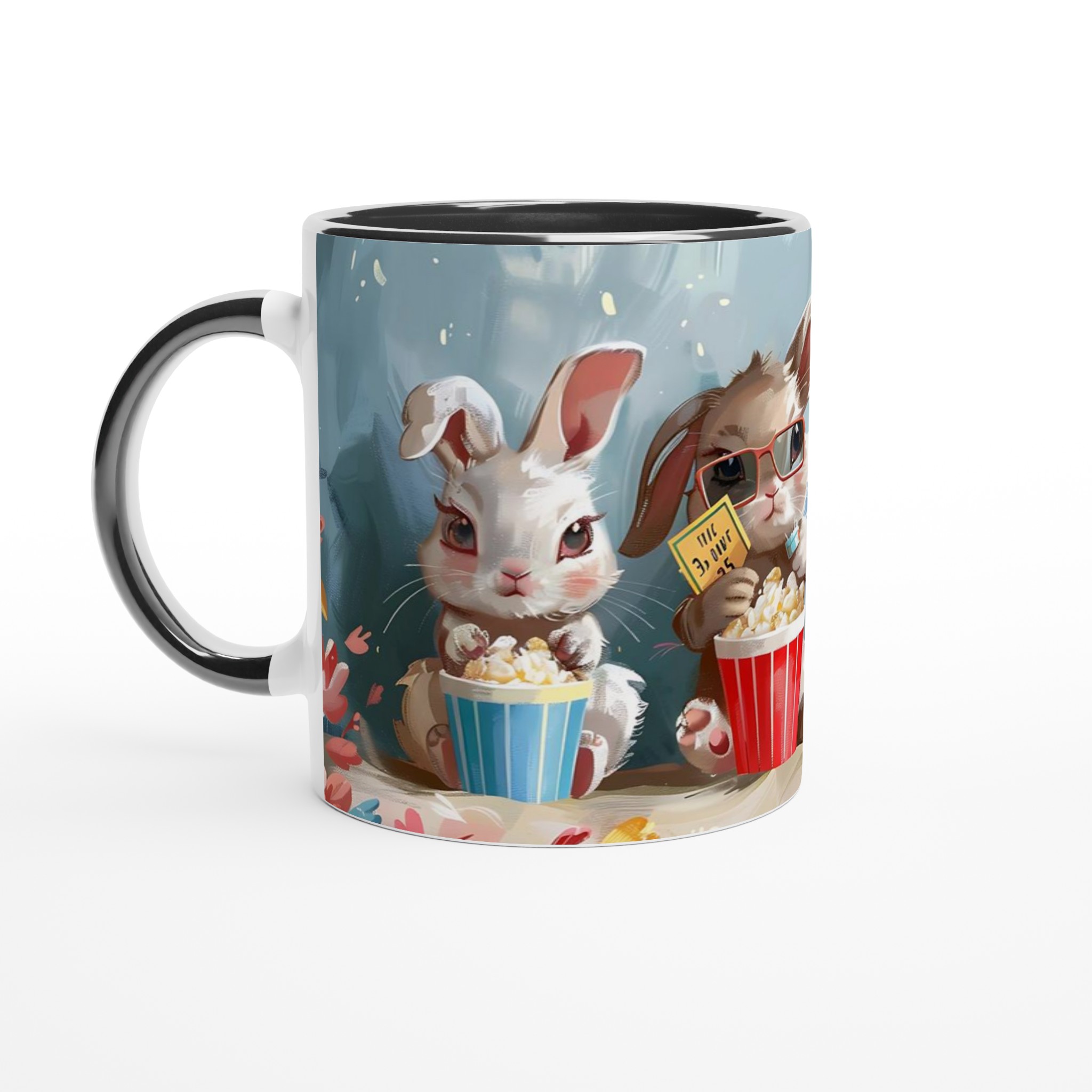Mysiga kaninbio-mugg: En 11oz keramikmugg för filmälskare, välj bland flera färger! 7 23bc175a-d936-4564-aa3f-82b156196779