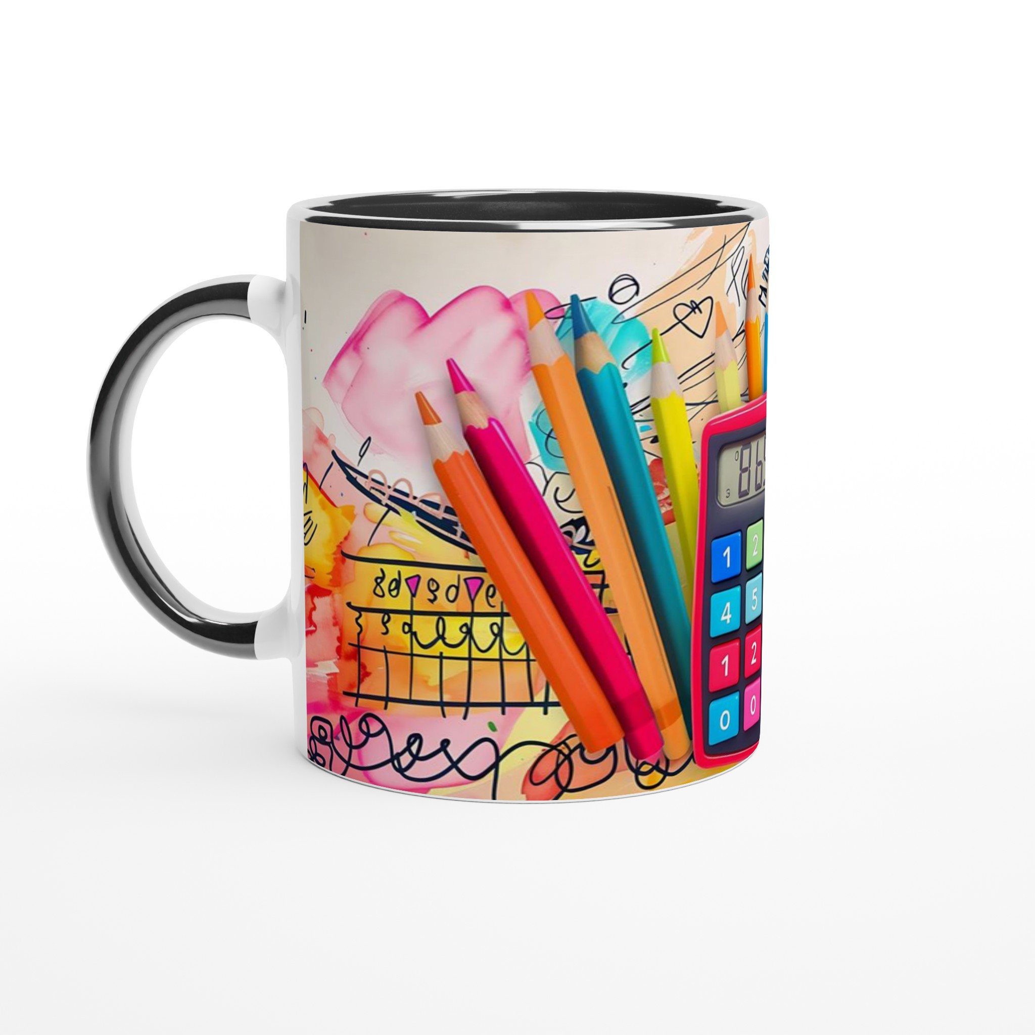 Kreativ Matte Mugg – Färgglad Design för Räknenörden eller Konstnären, Välj Bland Flera Färger 7 24159de3-3be1-4eff-adaf-67b411056f45
