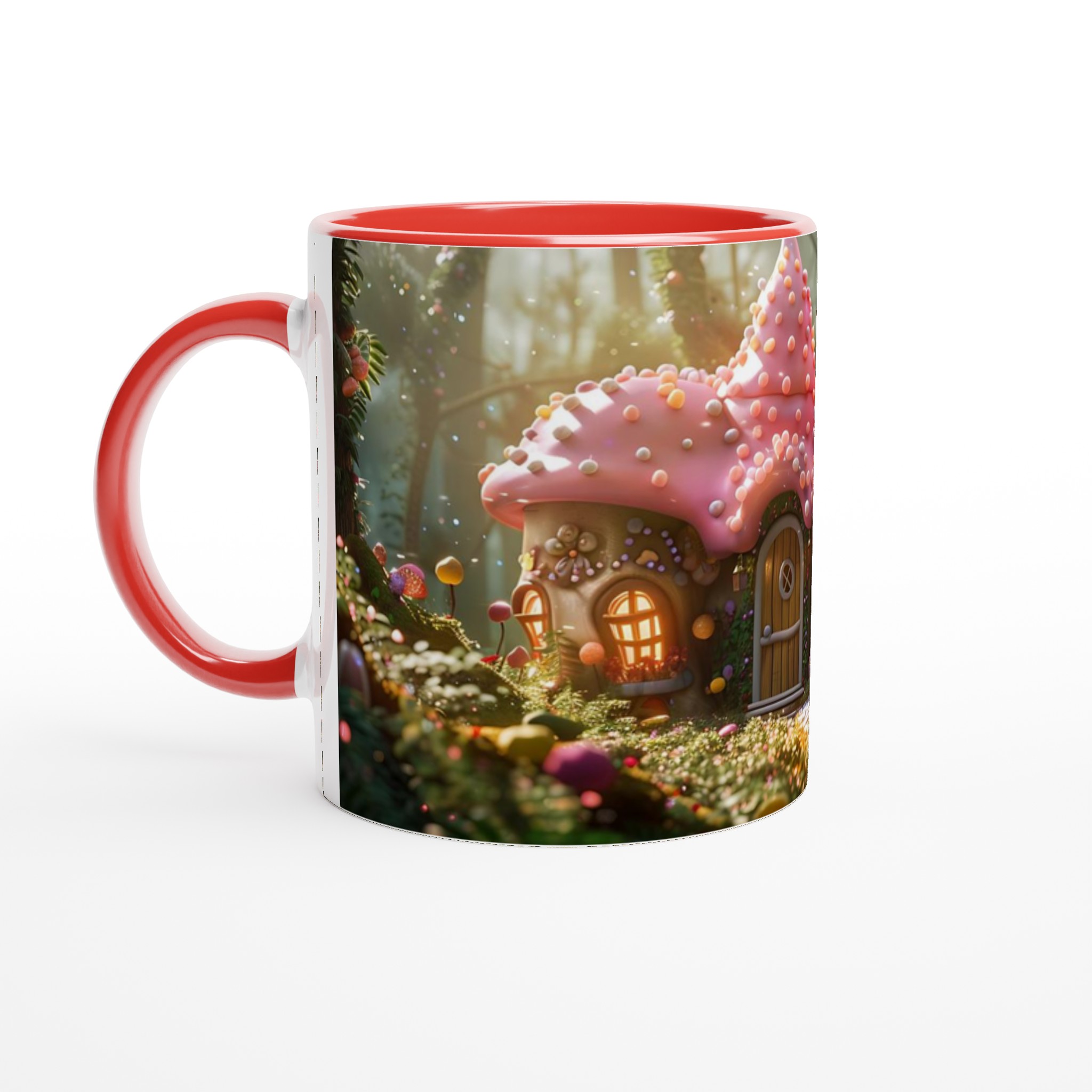 Fairy Tale Candy House Mugg – Drömsk Design i Livfulla Färger, 11oz Keramik 2 241bea0b-ef8b-4dc6-9b34-acfd362cc246