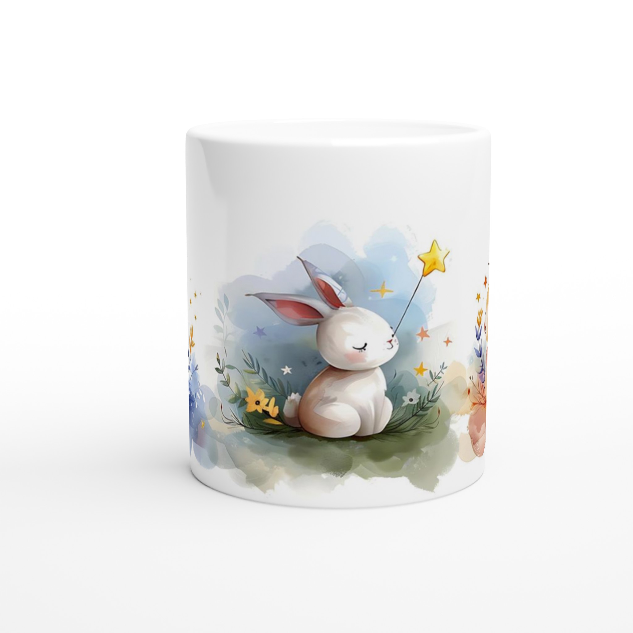 Magiska Kaniner Keramisk Mugg – Drömsk Akvarelldesign i Flera Färger 8 2439ba55-5338-4d76-8666-e9d419f51bb9