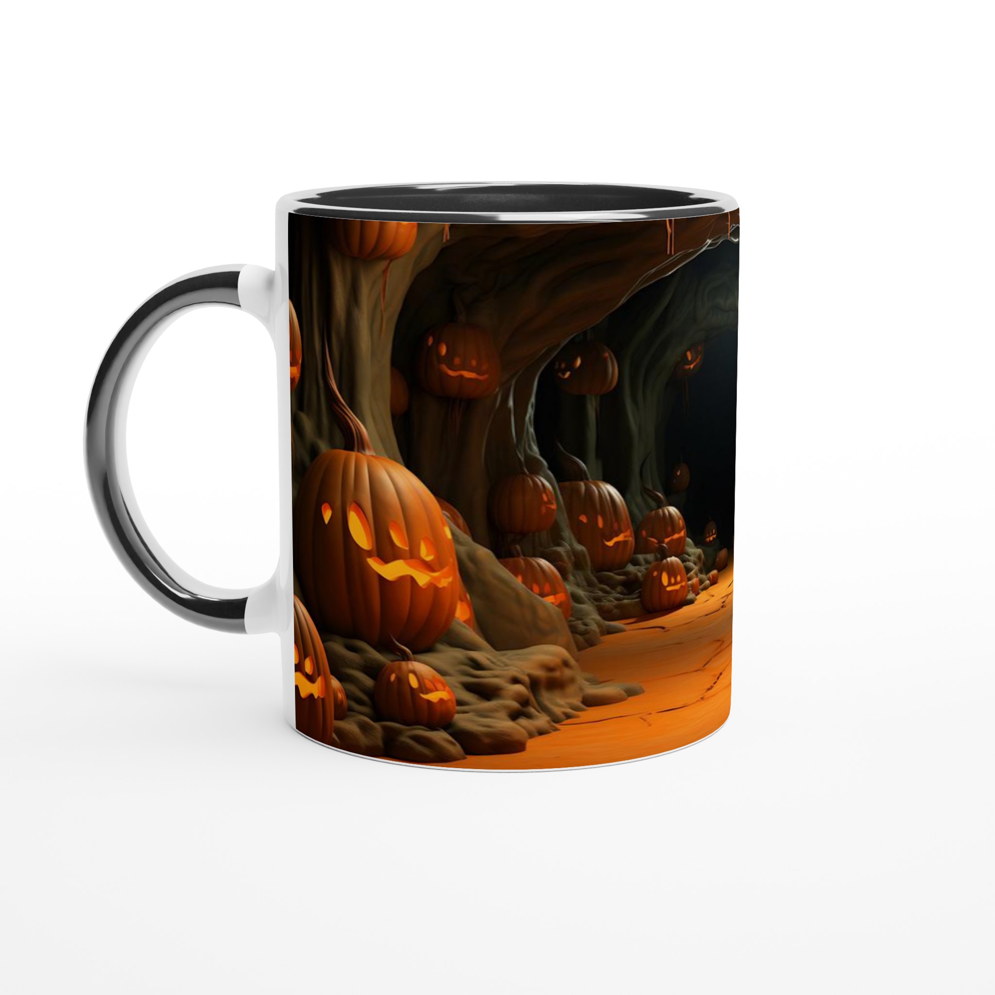 Mystisk Halloweengrotta Keramisk Mugg - Välj Färg & Låt Spökerierna Börja! 7 245dcb52-f879-458b-bc11-98c862b1b0cd