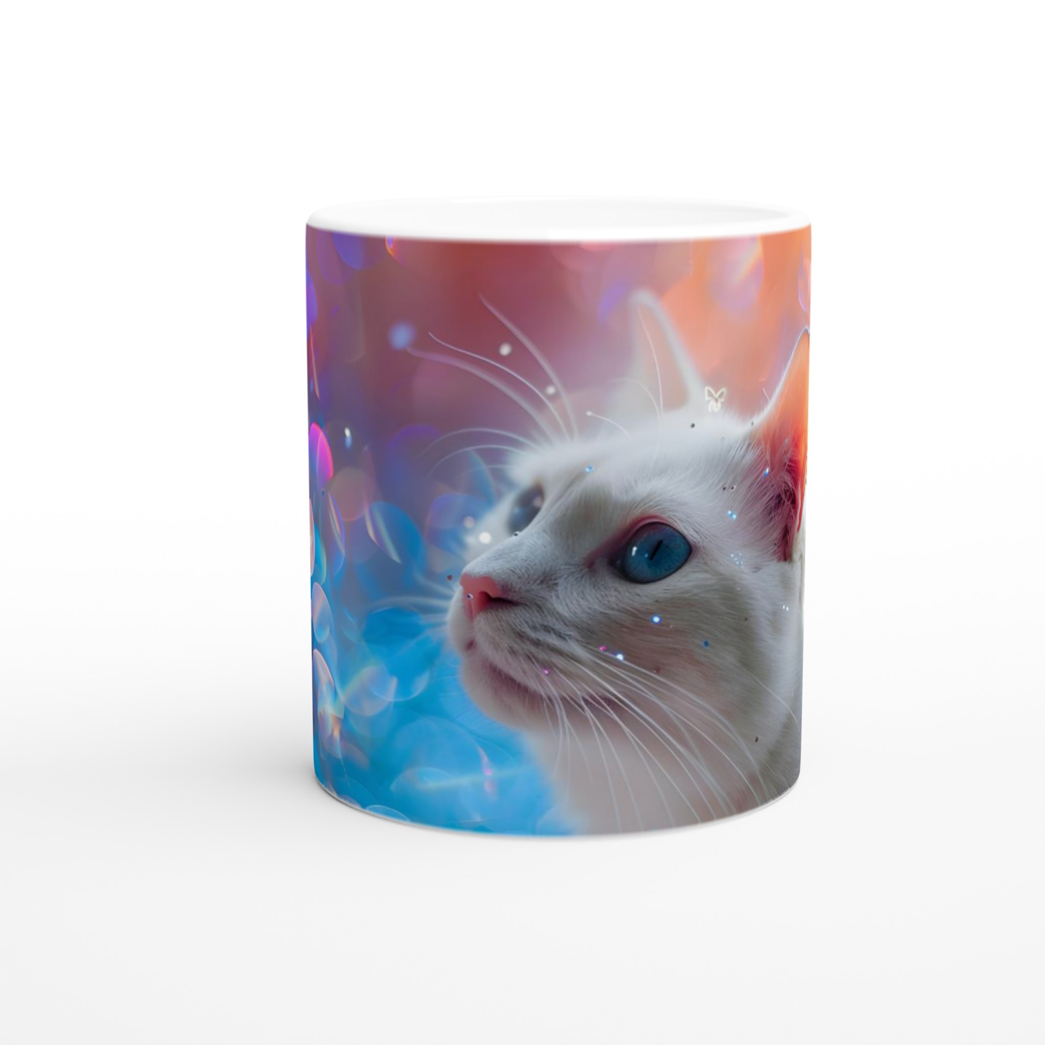 Magisk Kattmugg - Fantastisk Drömvärld i Blått och Rosa - 11oz Keramisk Mugg 8 24682dab-7261-4bdf-83c7-0ef2ebfef84e