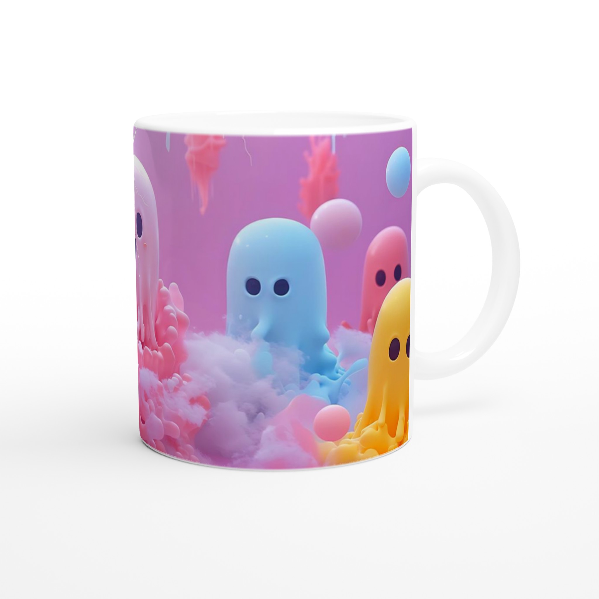 Pastel Ghost Party 11oz Keramikmugg – Välj bland 7 Lekfulla Färger för Din Favoritdryck! 10 253d38c1-1e20-444a-82aa-6e9223763913