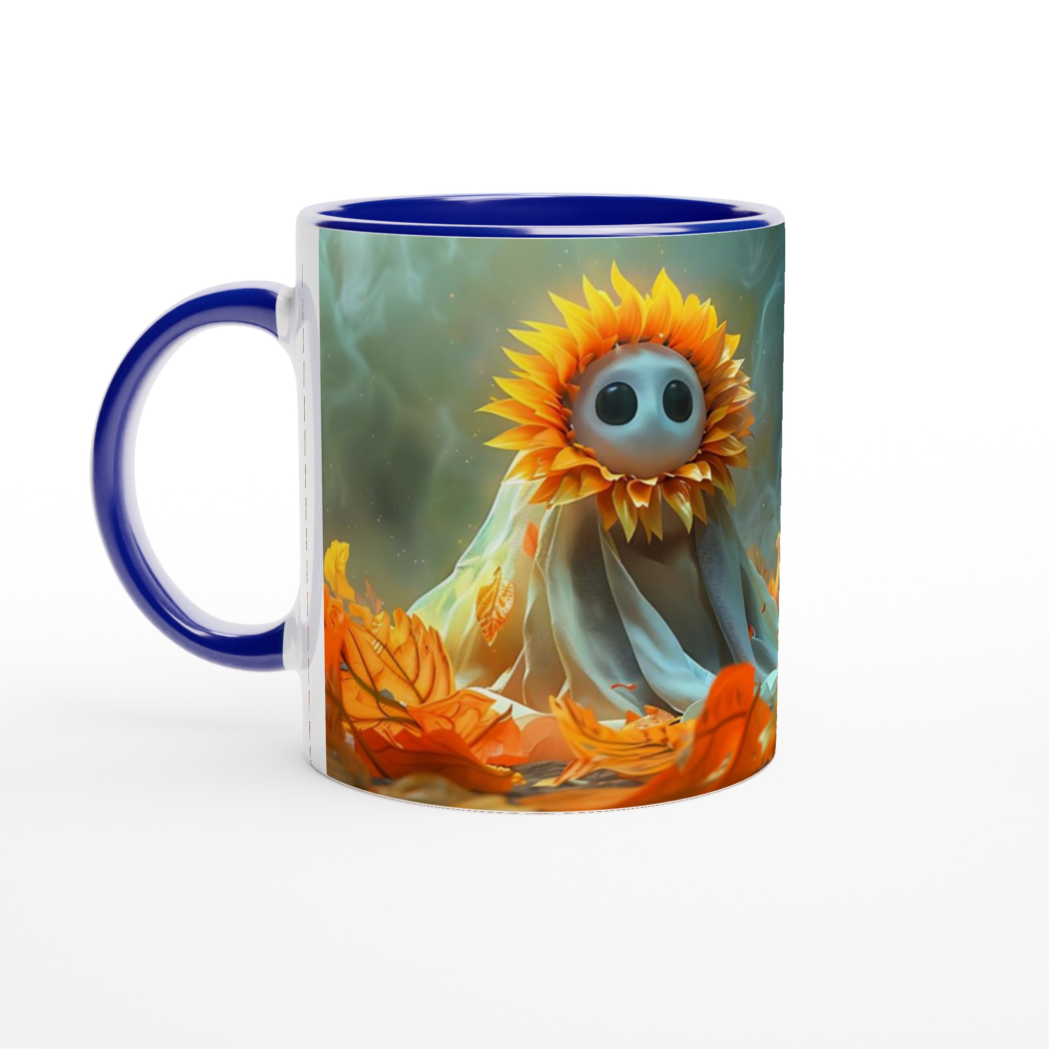 Söt Solros Spöke Keramikmugg - Höstmysig Design för Kaffe & Te i Flera Färger! 4 256f45d6-acde-4b0e-895c-be6b89f3a082