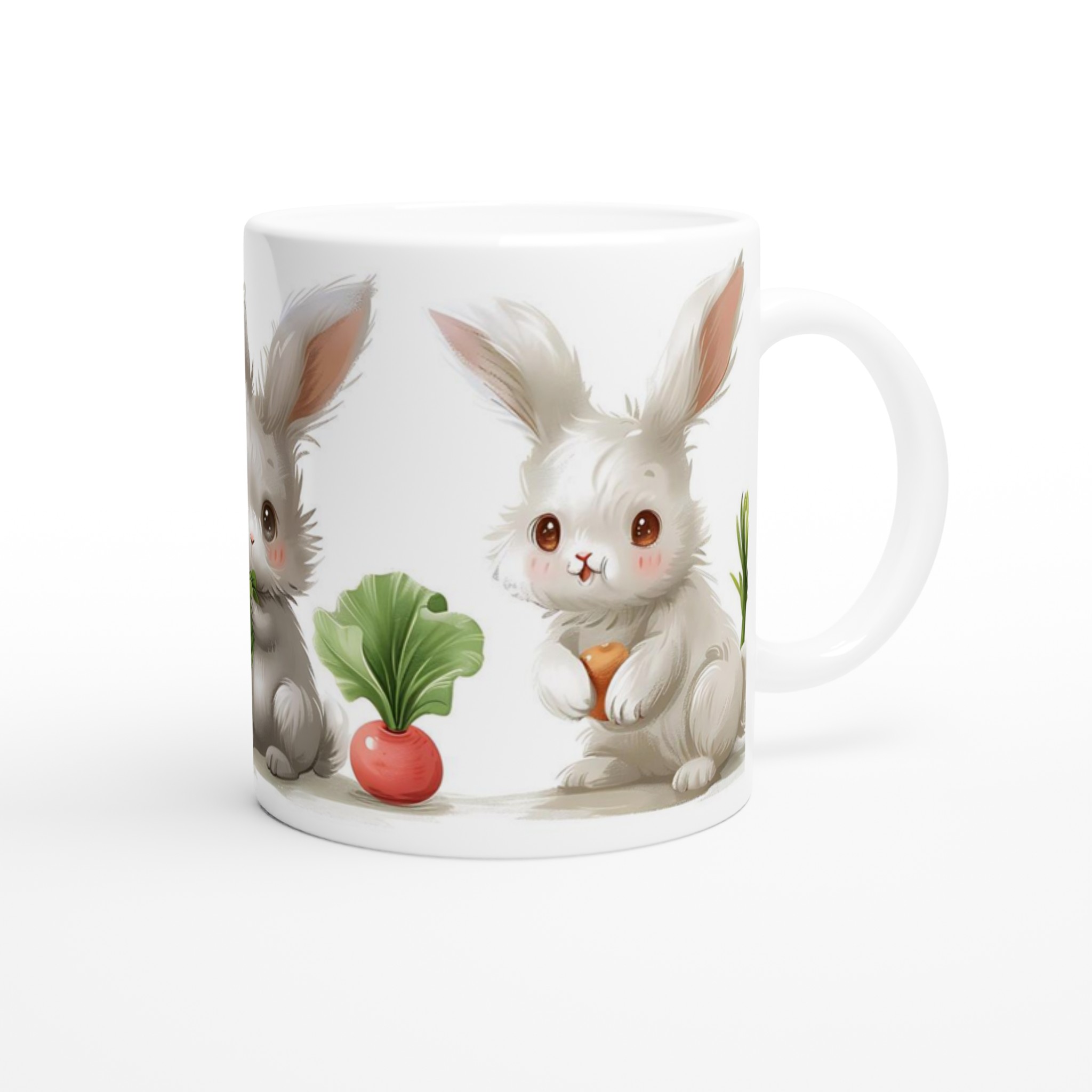 Söta Kanin Vänner 11oz Keramisk Mugg – Personlig design i ditt val av sju färger 9 256f73ff-0bbd-4a92-adc8-70950d754ced