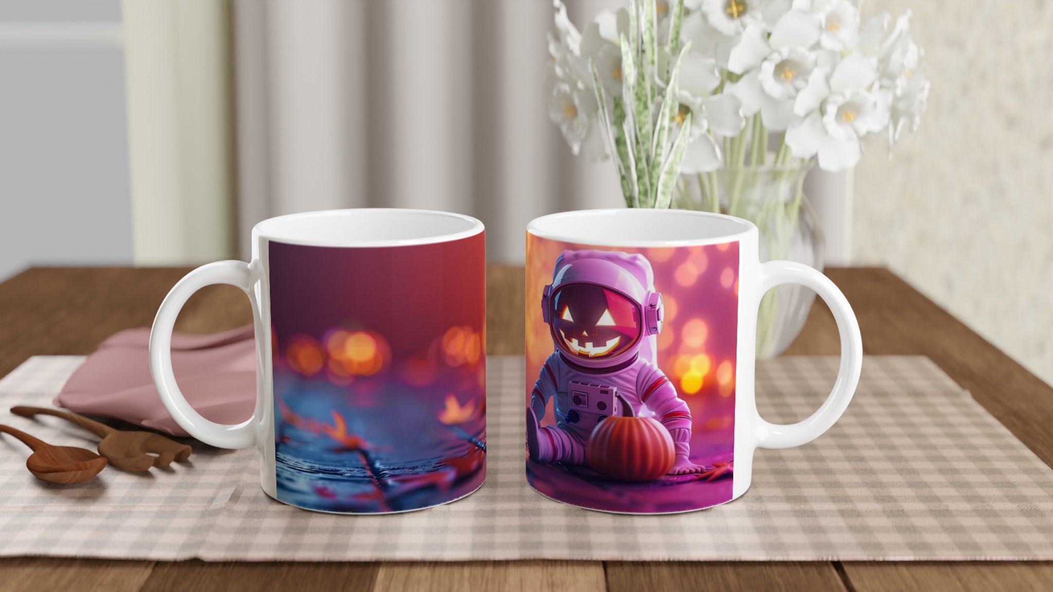 Spöklik rymdhjälte: Halloween-inspirerad keramikmugg i 7 livfulla färger 10 25875dc1-14ab-4fc1-bcec-8df8eecc657c
