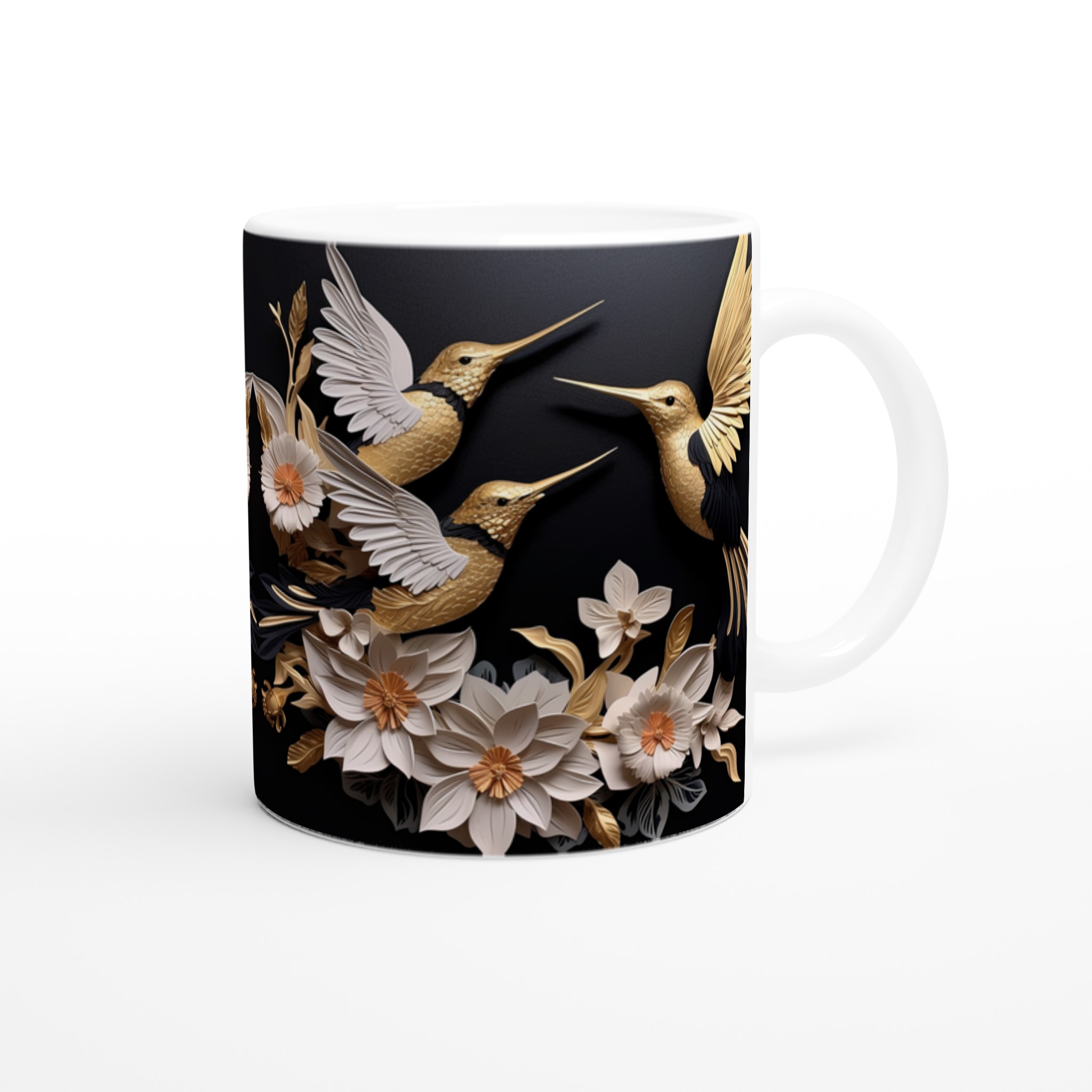 Elegant Kolibrimugg i Guld & Svart – Stilren Keramik för Kaffeälskare, Välj Din Favoritfärg! 9 25c974de-b419-4f3a-84a5-8c40b72a25d1