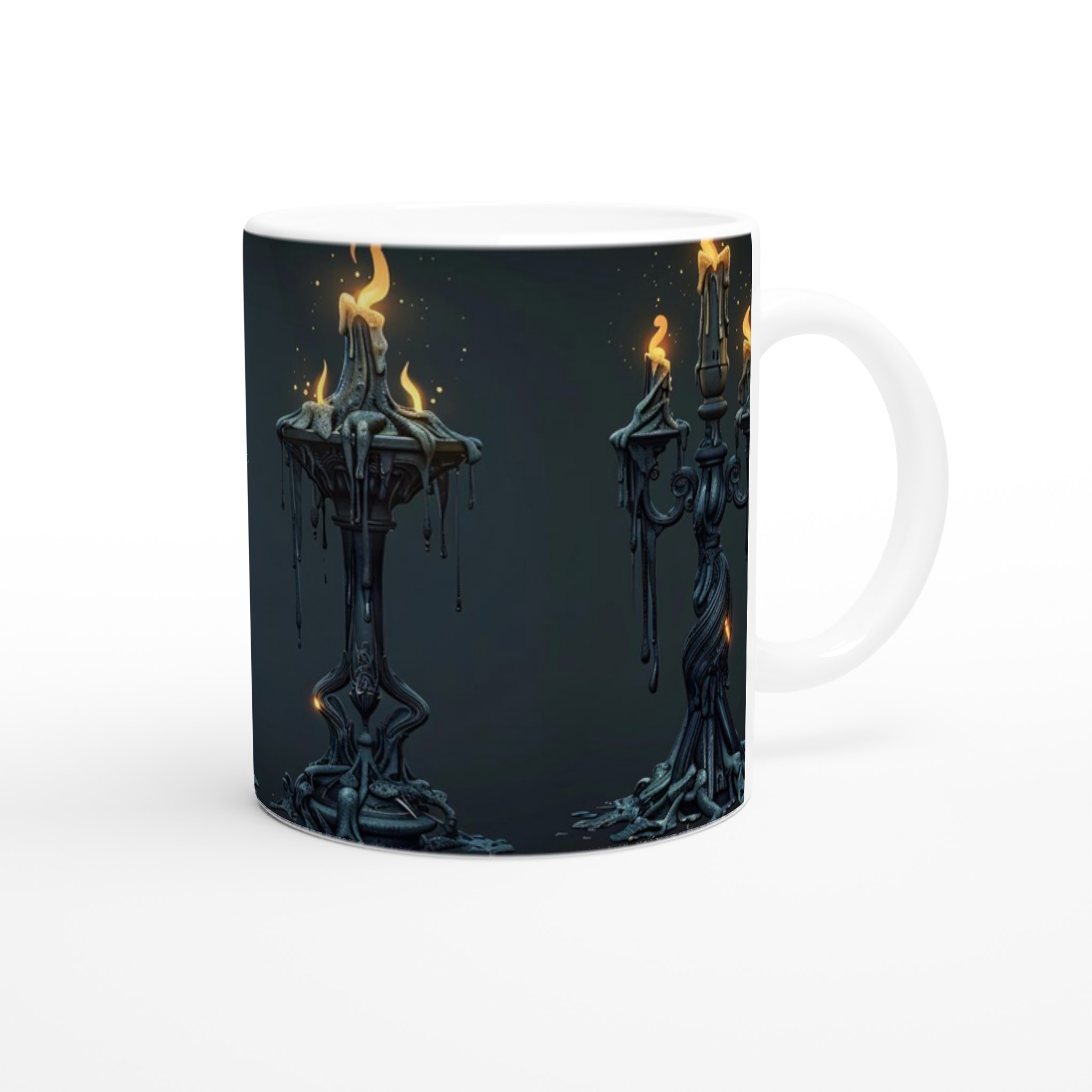 Mystisk Keramikmugg - Gotisk Kandelaber Design, 11oz – Välj bland 7 unika färger! 9 25d20a02-1224-4366-81b7-19344740ff1b