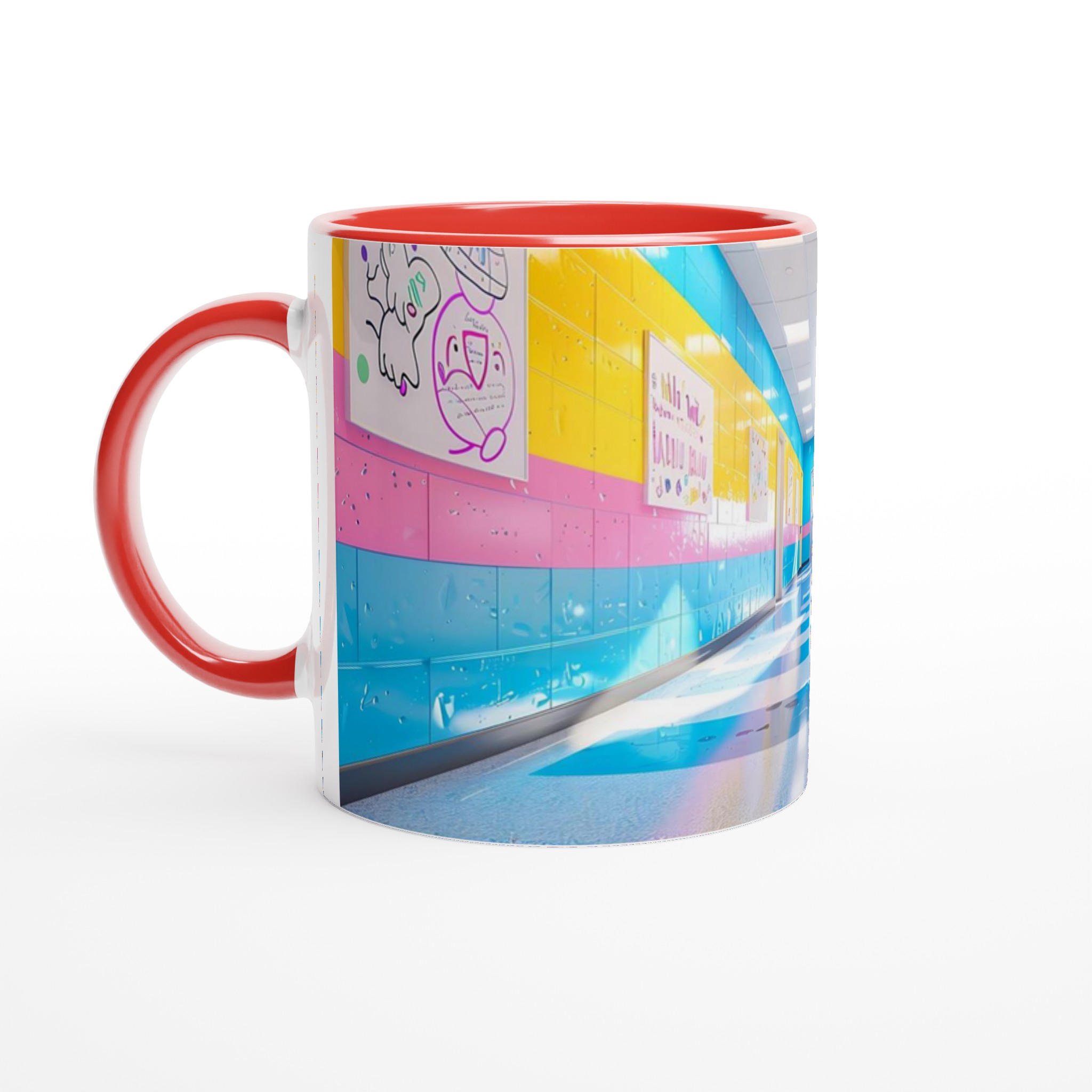 Neon Dream 11oz Keramisk Mugg – Färgglad Skolmugg i Retro Vibe 2 25f98d99-d4ca-4ccc-b584-dfea1ed5fc45